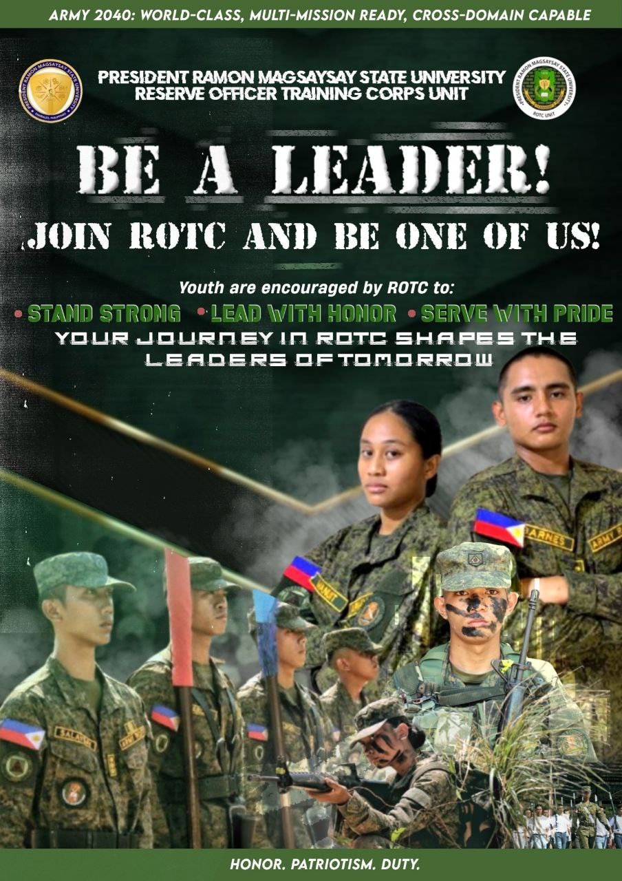 PRMSU - ENROLL IN ROTC AS YOUR NSTP CHOICE! Become more than a student ...
