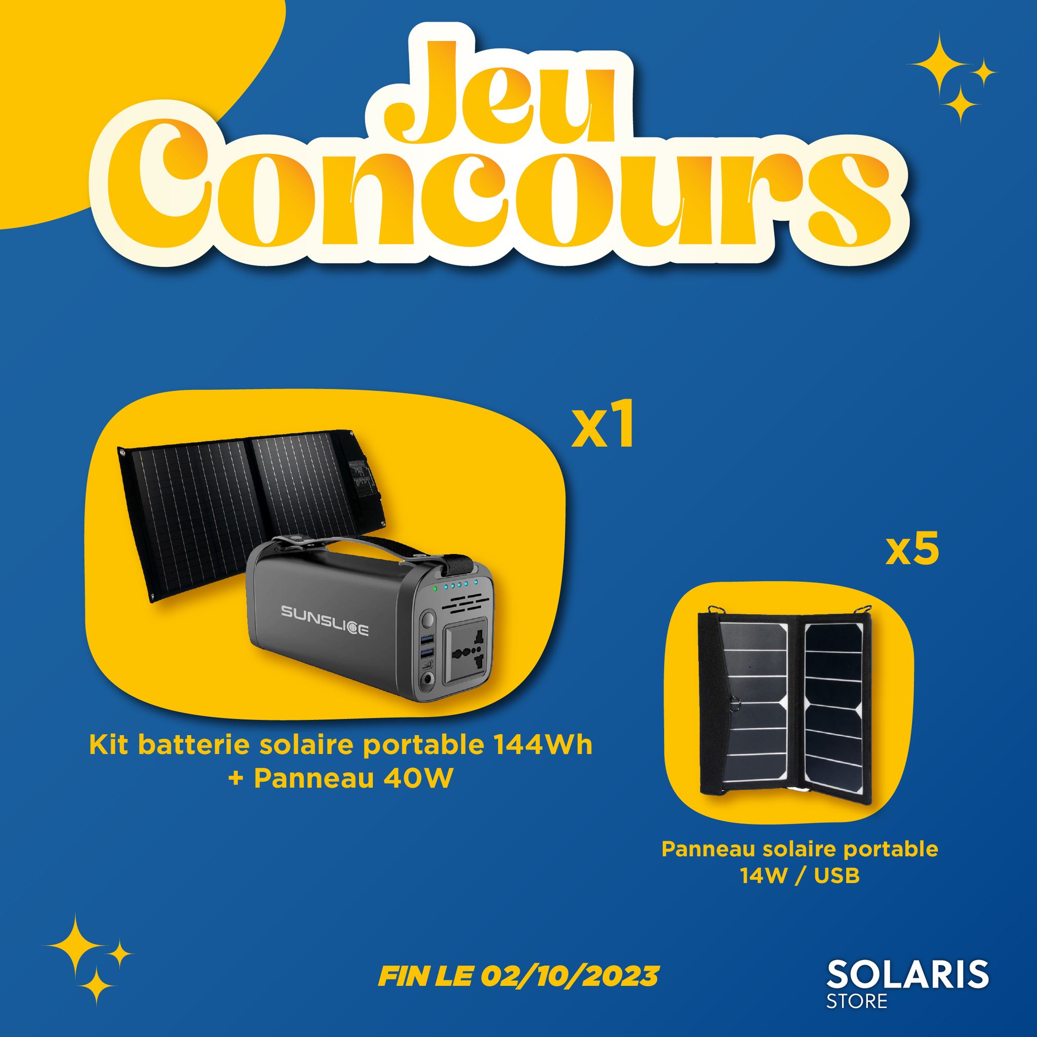 Solaris Store - ☀️ JEU CONCOURS - TERMINÉ ☀ - LE RETOUR !... | Facebook