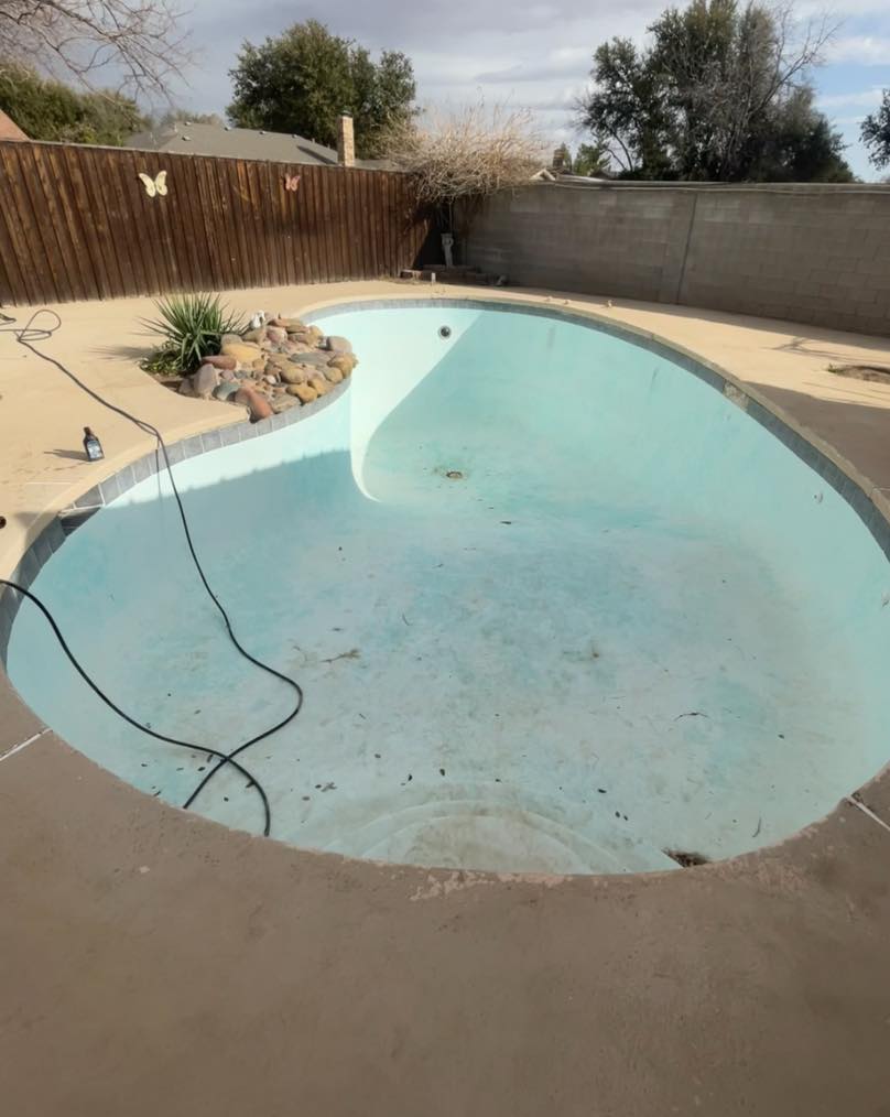 Johnny D Pools - Look at this beautiful pool we remodeled,... | Facebook