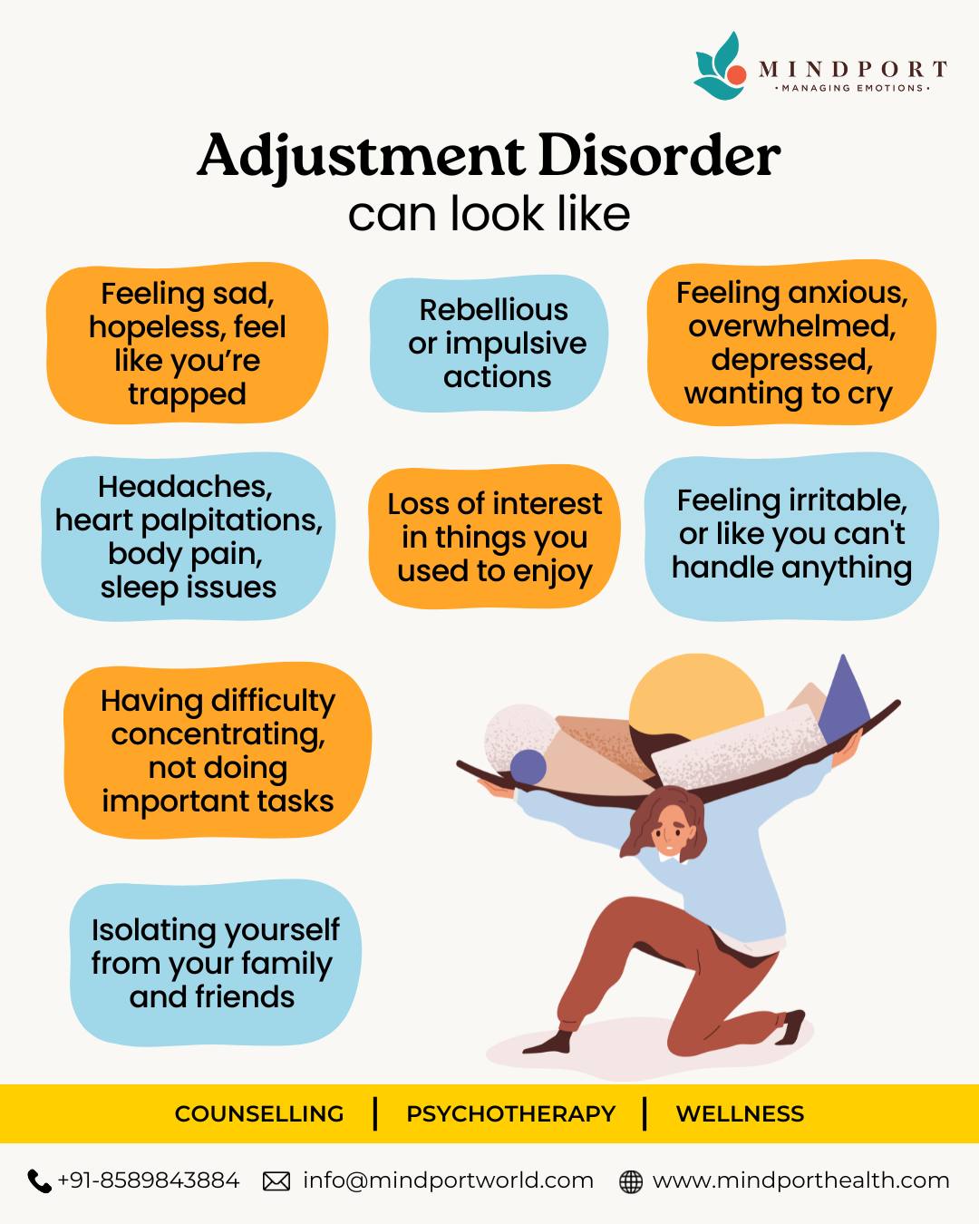 Mindport - An adjustment disorder is an emotional or behavioral ...