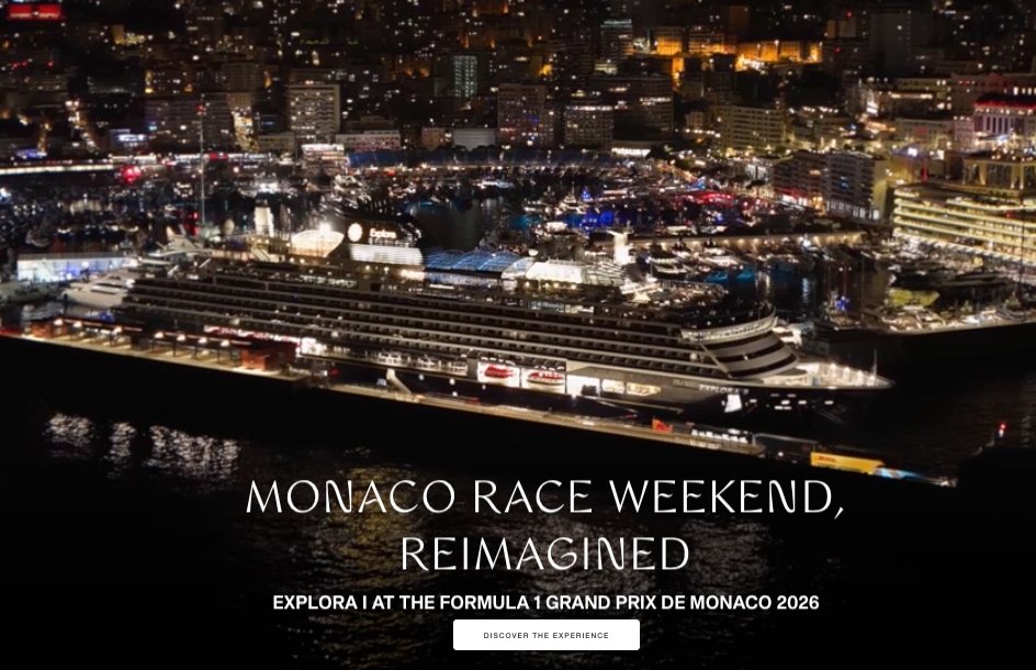 Wells - Monaco F1 Race 2026 reimagined https://explorajourneys.com/int ...