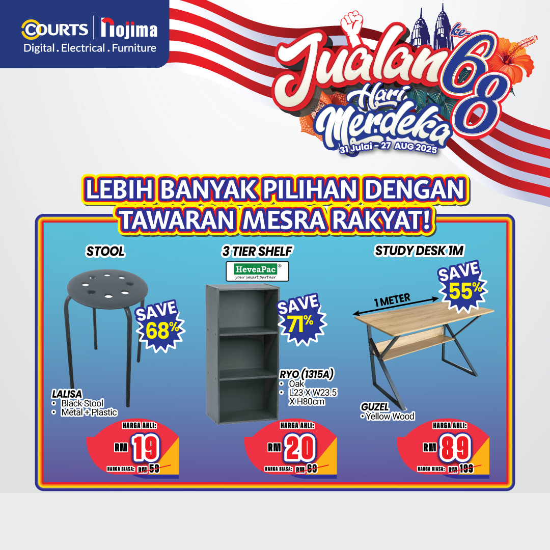 COURTS - Tawaran Mesra Rakyat Sempena Merdeka! ... | Facebook