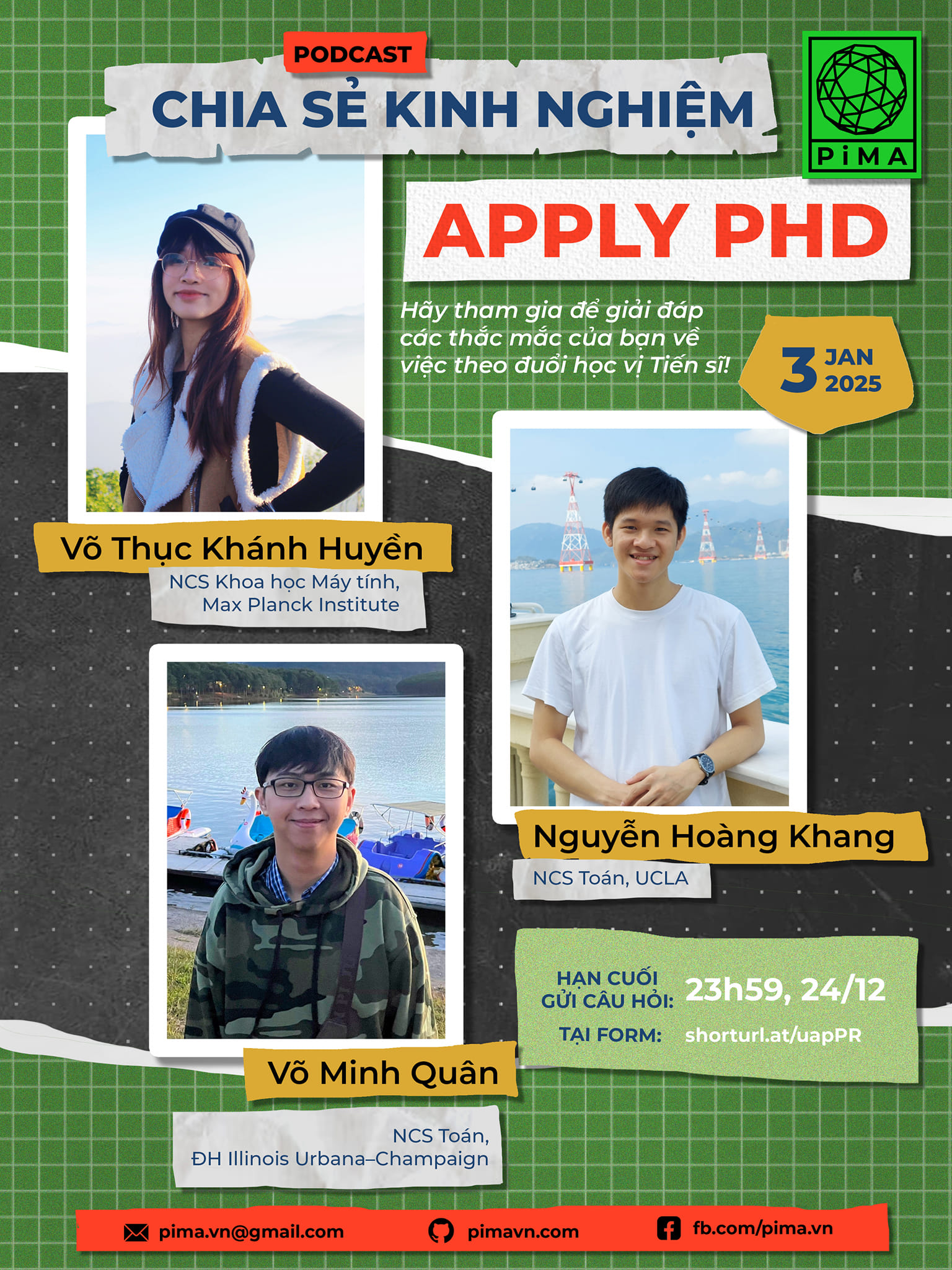 PiMA - Projects in Mathematics and Applications