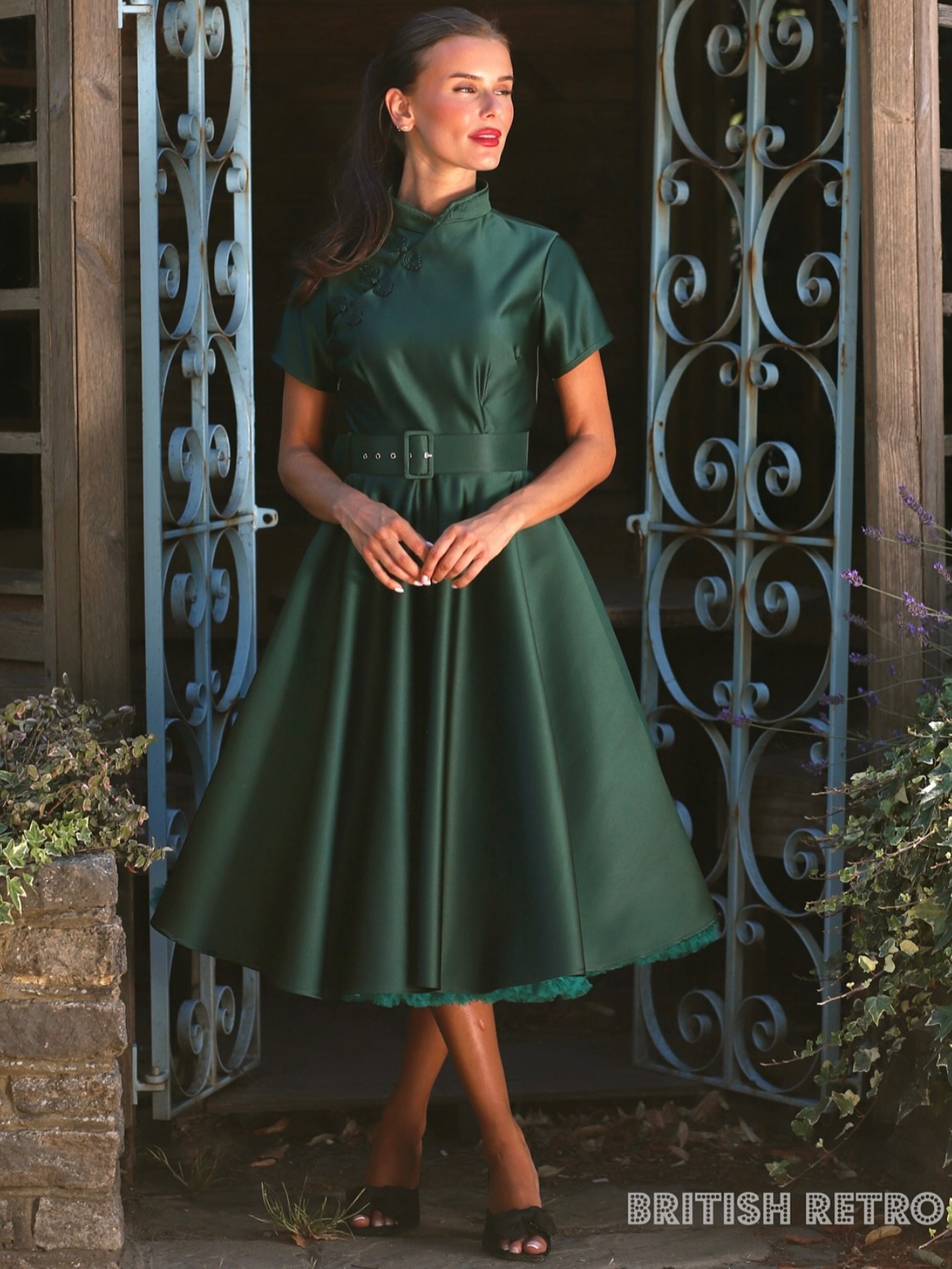 emerald green pinup dress Introducing 'Jasmine' satin in captivating emerald, where timeless elegance meets rich, jewel-toned glamour. A dress to turn moments into memories ❤️ #madeinuk #britishretro #britishretroclothing #newin #elegant #vintageinspired Metallic Crochet Coverup