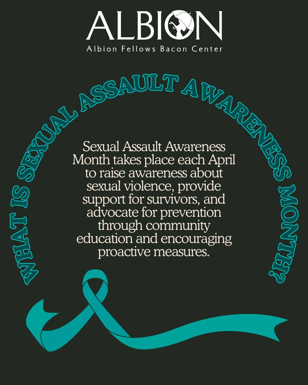 Albion - What is Sexual Assault Awareness Month? April is Sexual ...