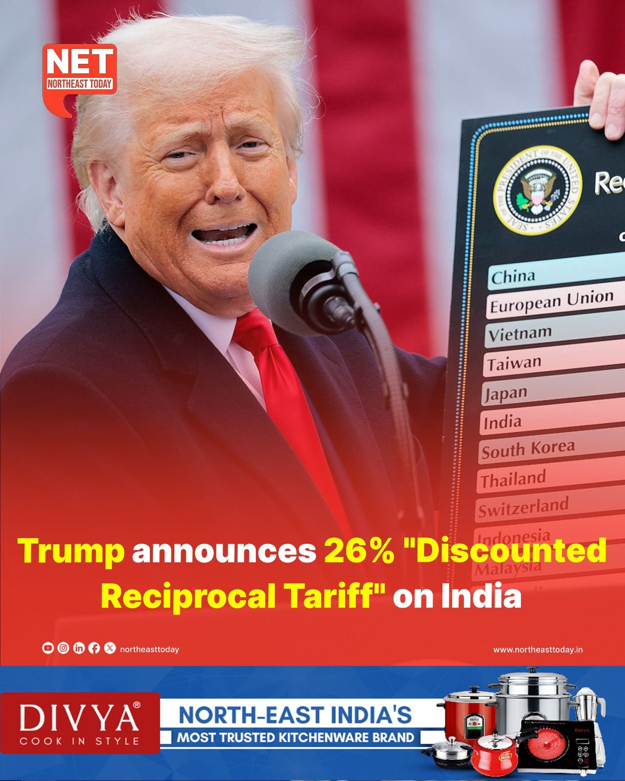 Northeast - #WorldNews | US President Donald Trump has announced ...