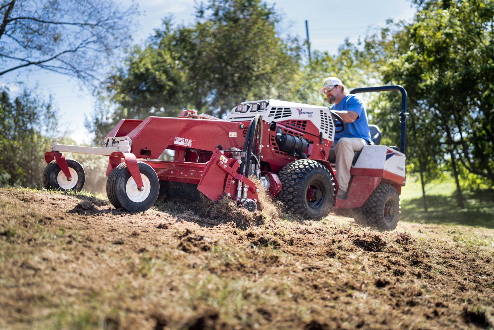 Sunset - Spring Cleanup Made Easy with Ventrac Power Rakes! Spring is ...