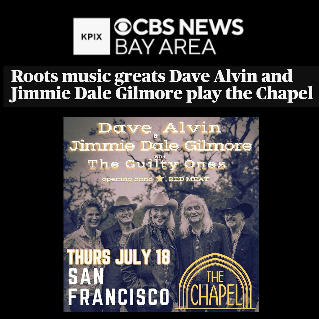 Dave Alvin - KPIX CBS San Francisco Bay Area features Dave...