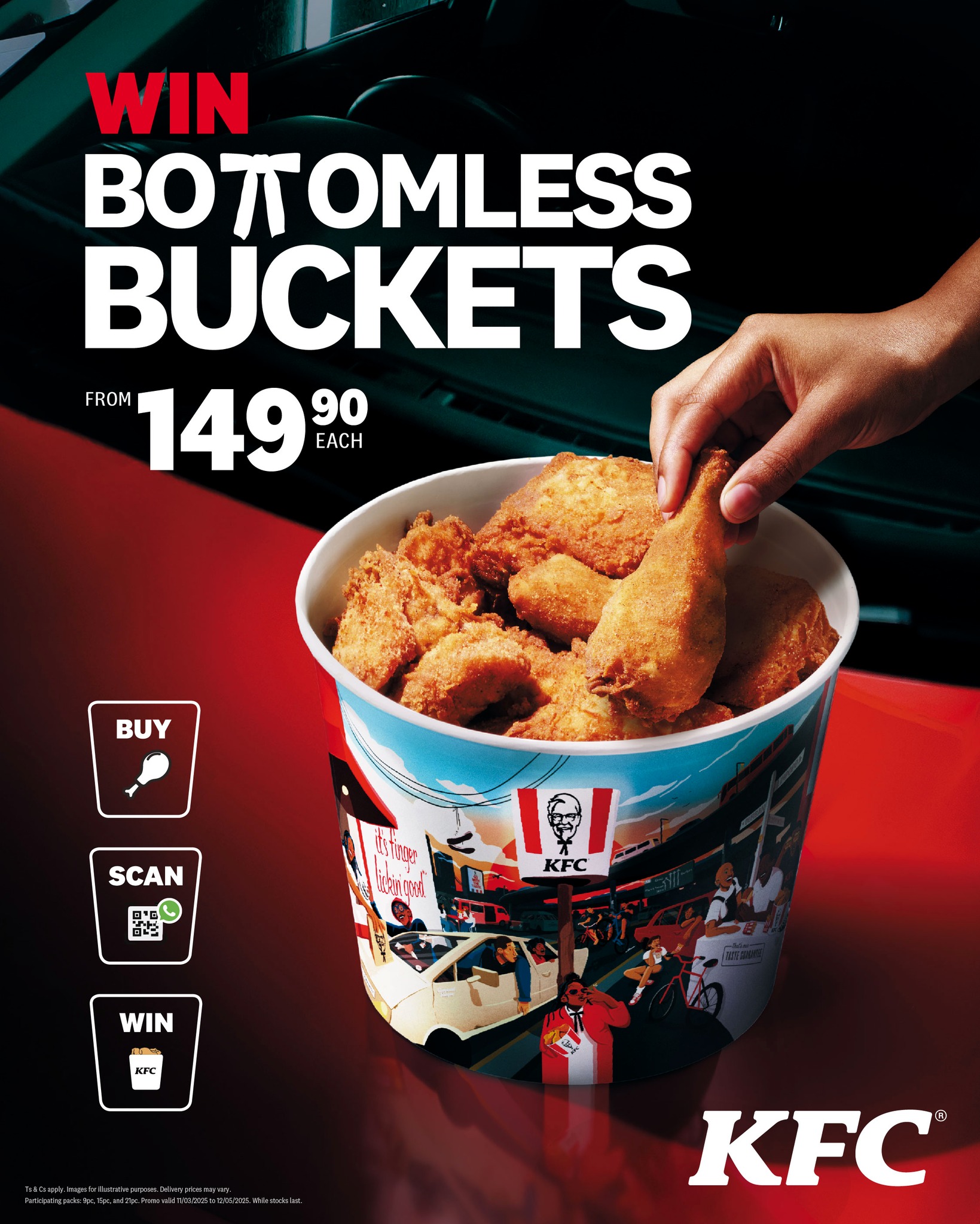 KFC - Win Bottomless Buckets with KFC! To enter, simply buy a 9,15 or ...