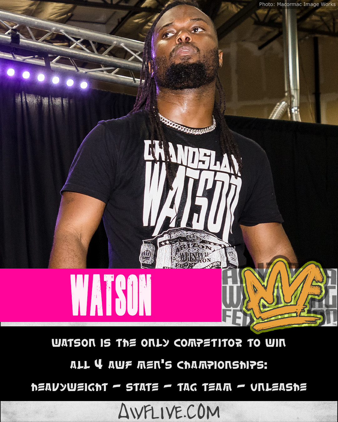 SAT 7/25: It's official: CHUBBY DEPP vs CHARLES CASSUS at AWF
