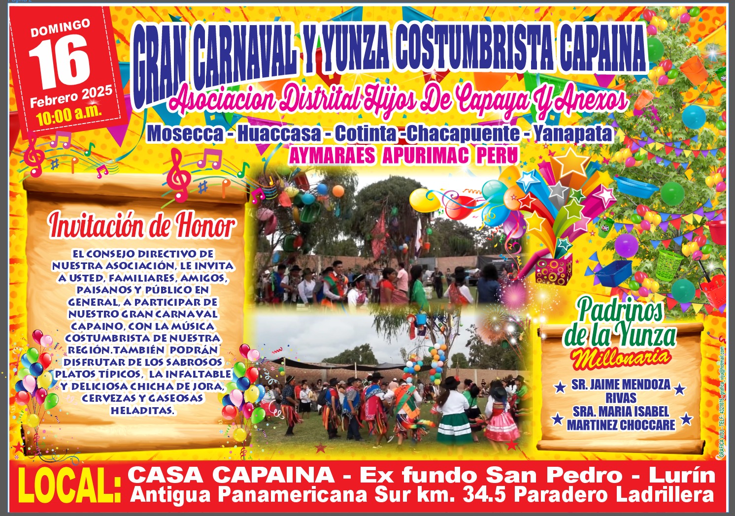 Capaya-Aymaraes-Asoc. Distrital Hijos de Capaya y Anexos