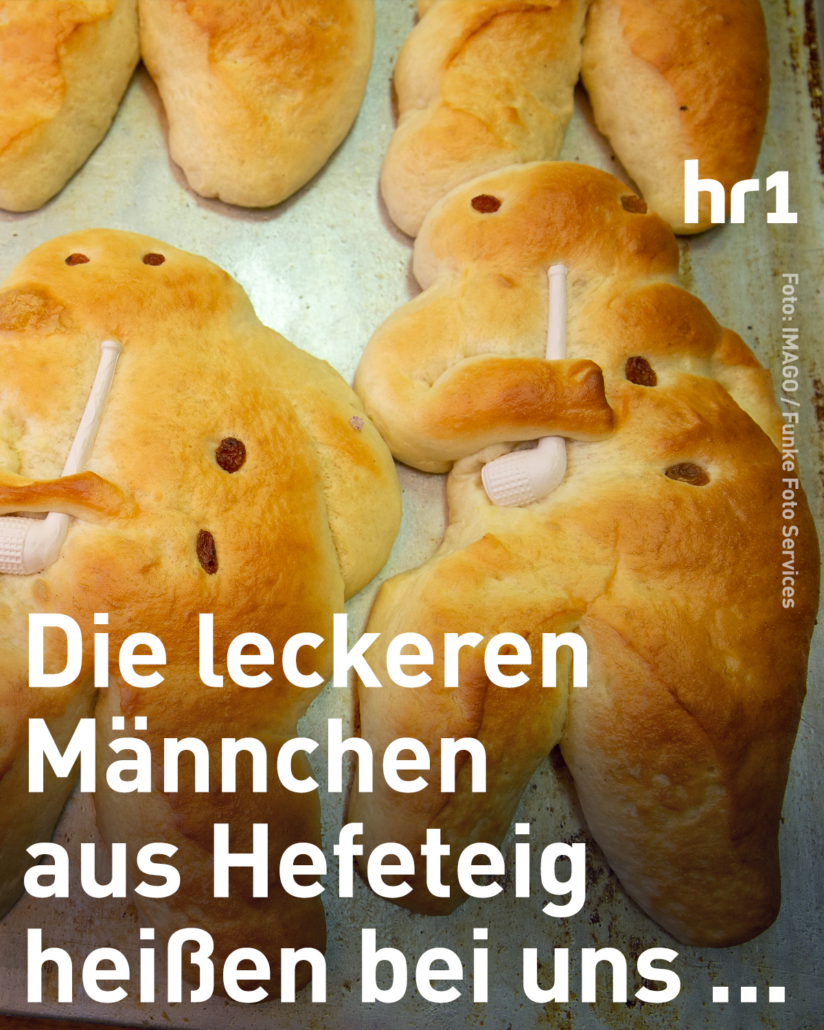 hr1 - Martinsmann, Weckmann und Stutenkerl sind die geläufigsten Bezeichnungen für die leckeren Männchen aus Hefeteig