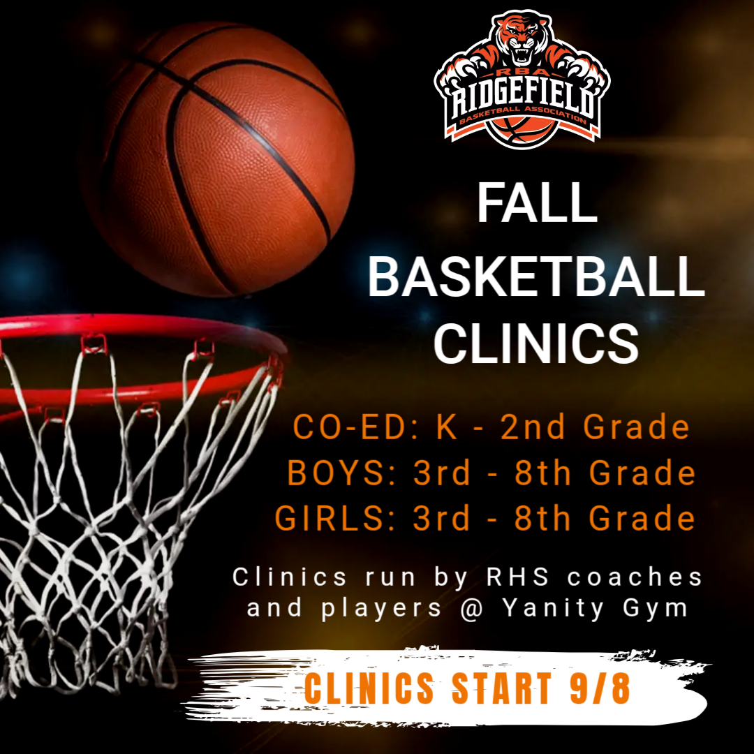 Ridgefield - 🏀🏀 Fall Clinics 🏀🏀 Registration now open! #youthbasketball ...