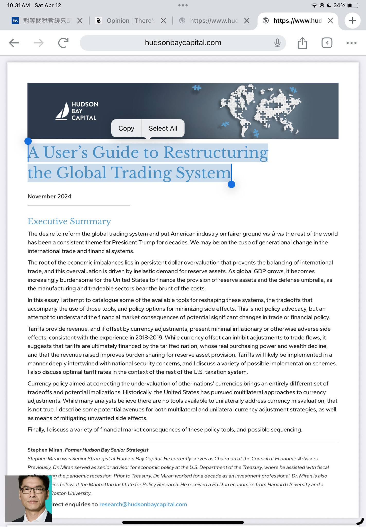 張渝江 - 海湖莊園協議？！A User’s Guide to Restructuring the Global... | Facebook