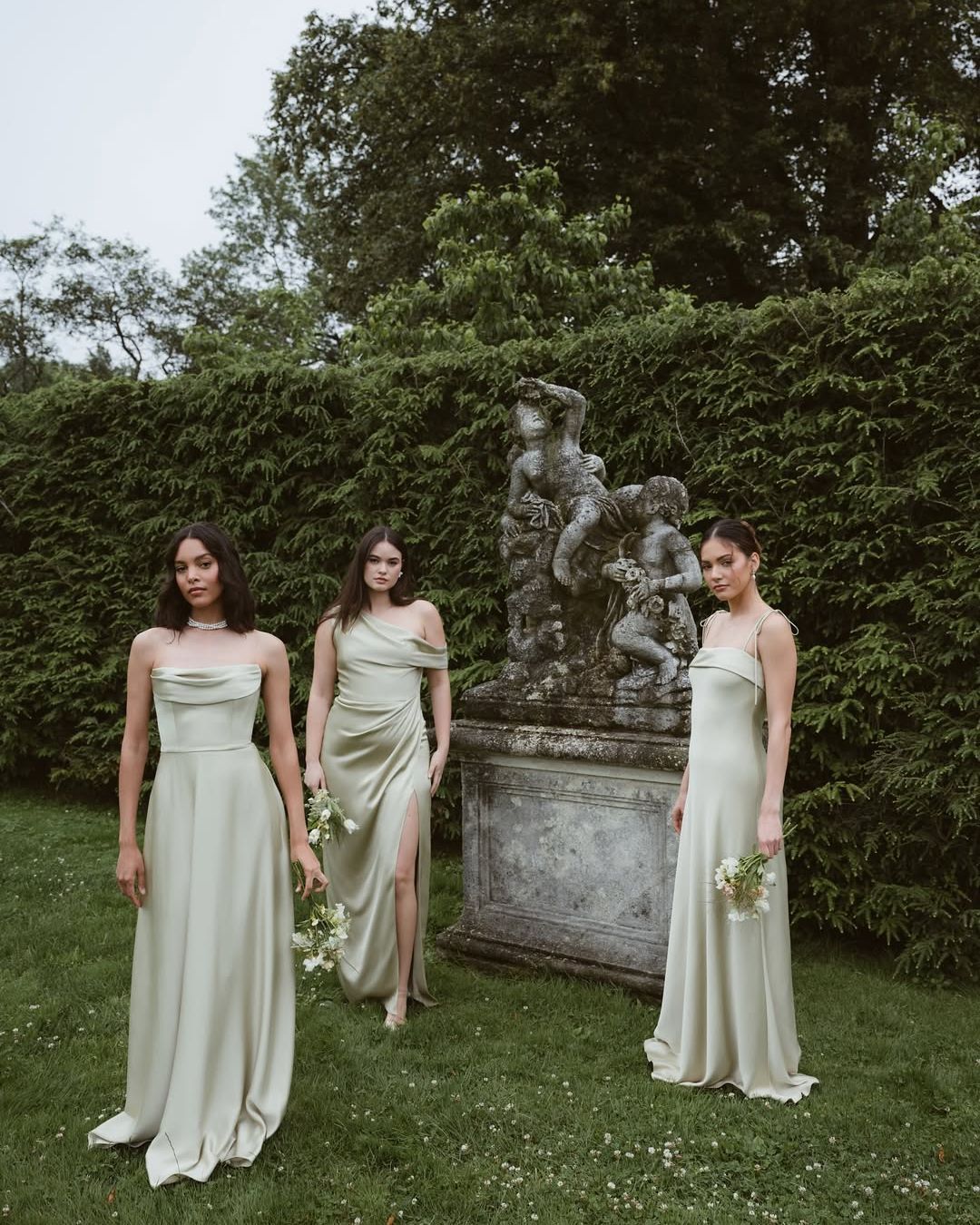 matcha green bridesmaid dresses WEDTREND Women Chiffon Dress Sheath Spaghetti Straps Floor Length Wedding Guest Dress, Matcha / US16 KissProm defines minimalist sophistication with this bridesmaid dress KissProm Chiffon A-Line Long Bridesmaid