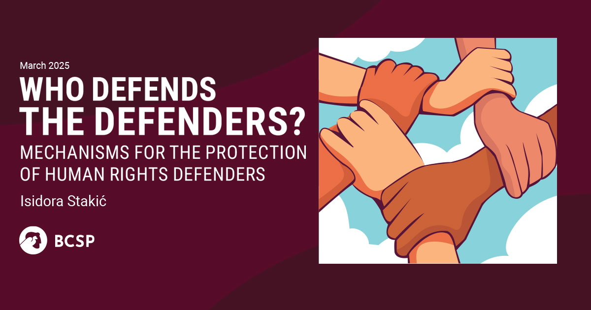 Bezbednost.org - 🛡️ Human rights defenders face daily threats and ...