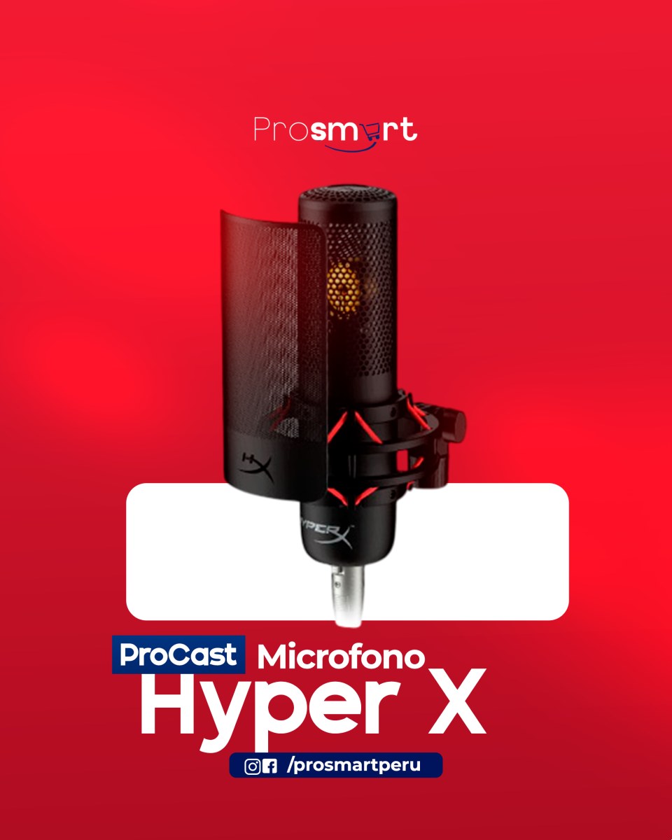 ProSmart - 🎤 ¡Lleva tu audio al siguiente nivel con el Micrófono HyperX ...