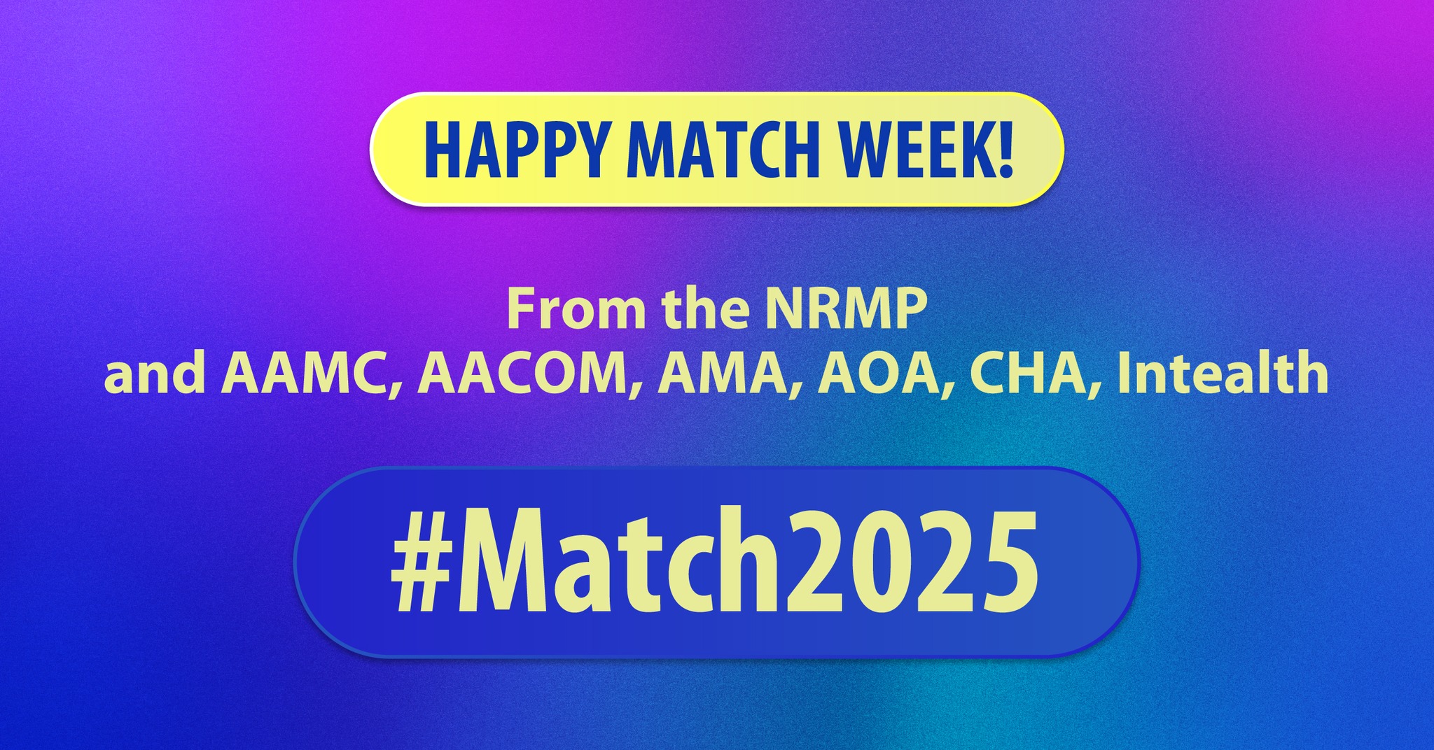 AAMC - Happy Match Week from the AAMC, National Resident Matching ...