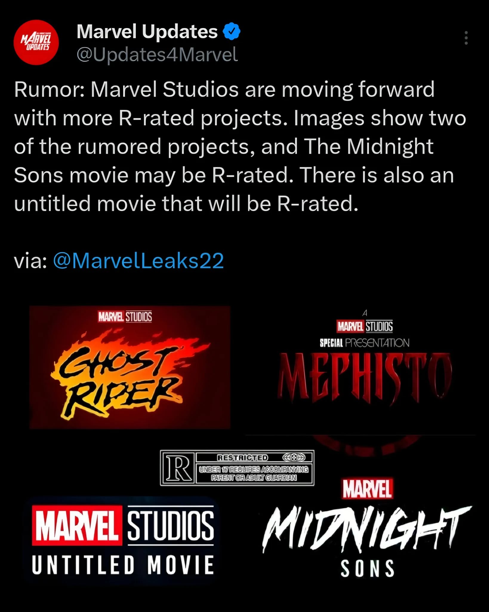 Avengers: Infinity War Fans - Marvel Studios should make more R-rated ...