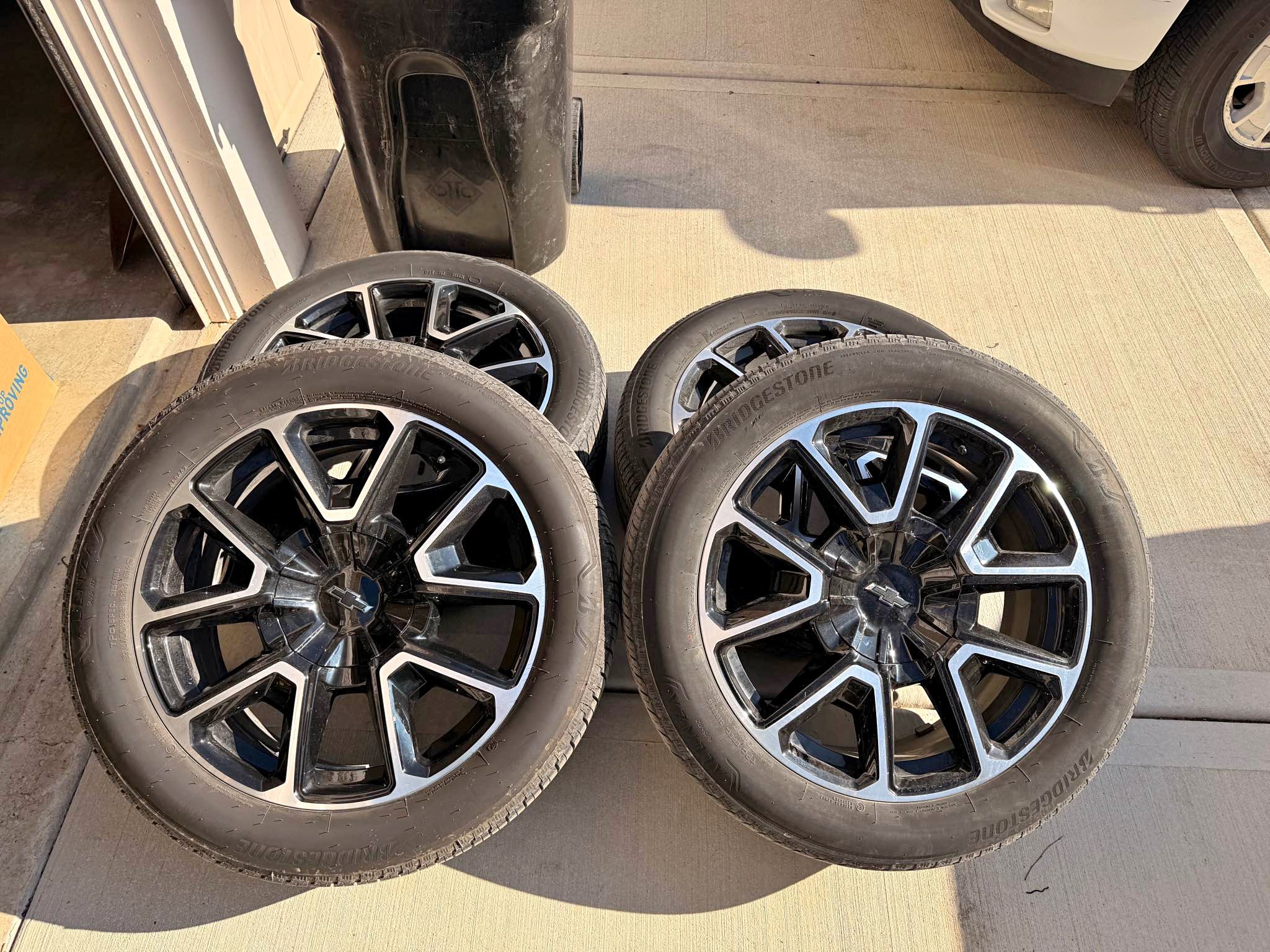 Chevrolet RST machined wheels and tires 22” - Car Wheels, Tires & Parts ...