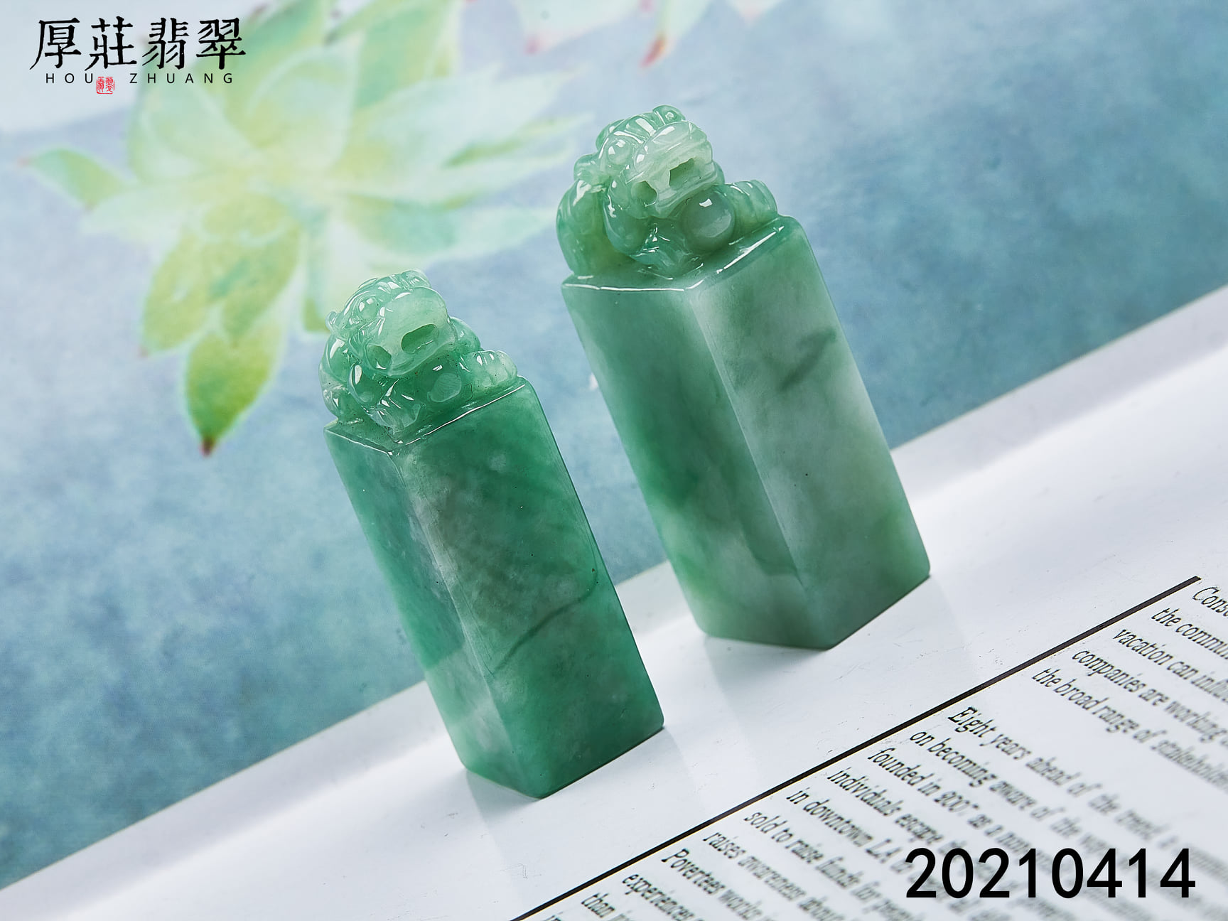 工厂上新翡翠福件，把福运加满🌸 俏色巧雕，按料型雕刻，细节满满，每