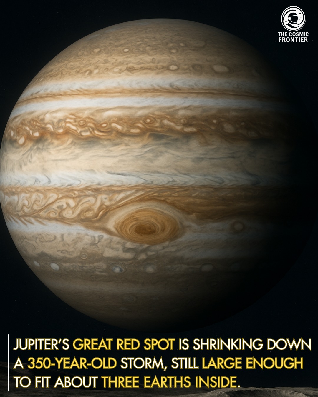 The Cosmic - 🪐 News: Jupiter’s Great Red Spot Is Shrinking and Changing ...