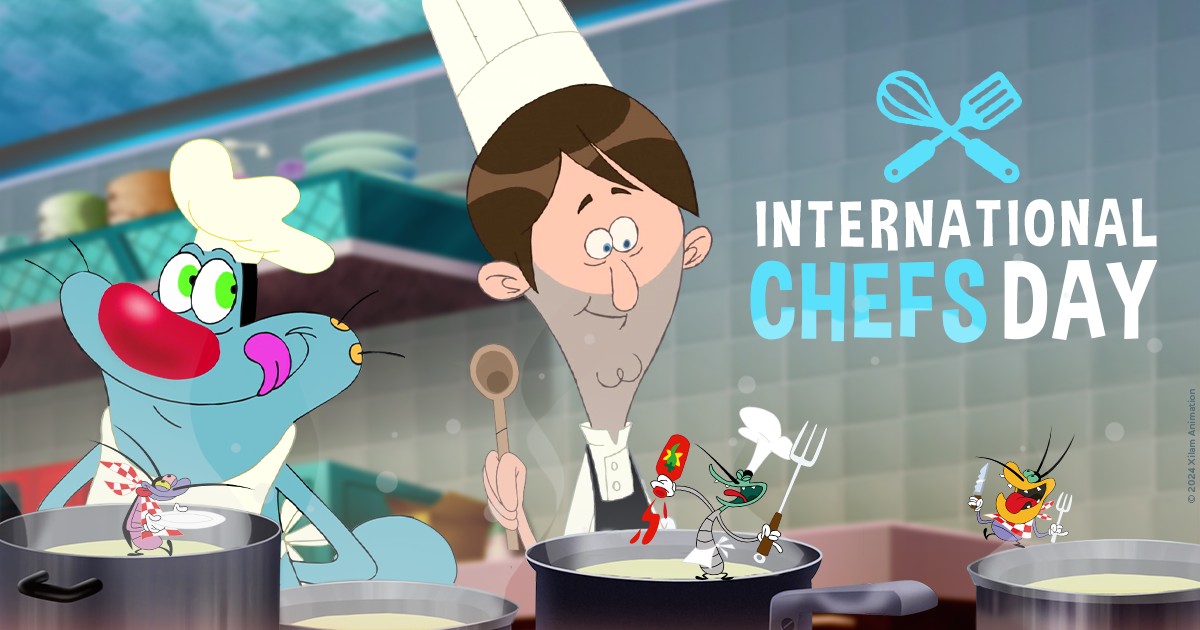 👨‍🍳 Hello to all the chefs out... - Oggy and the cockroaches