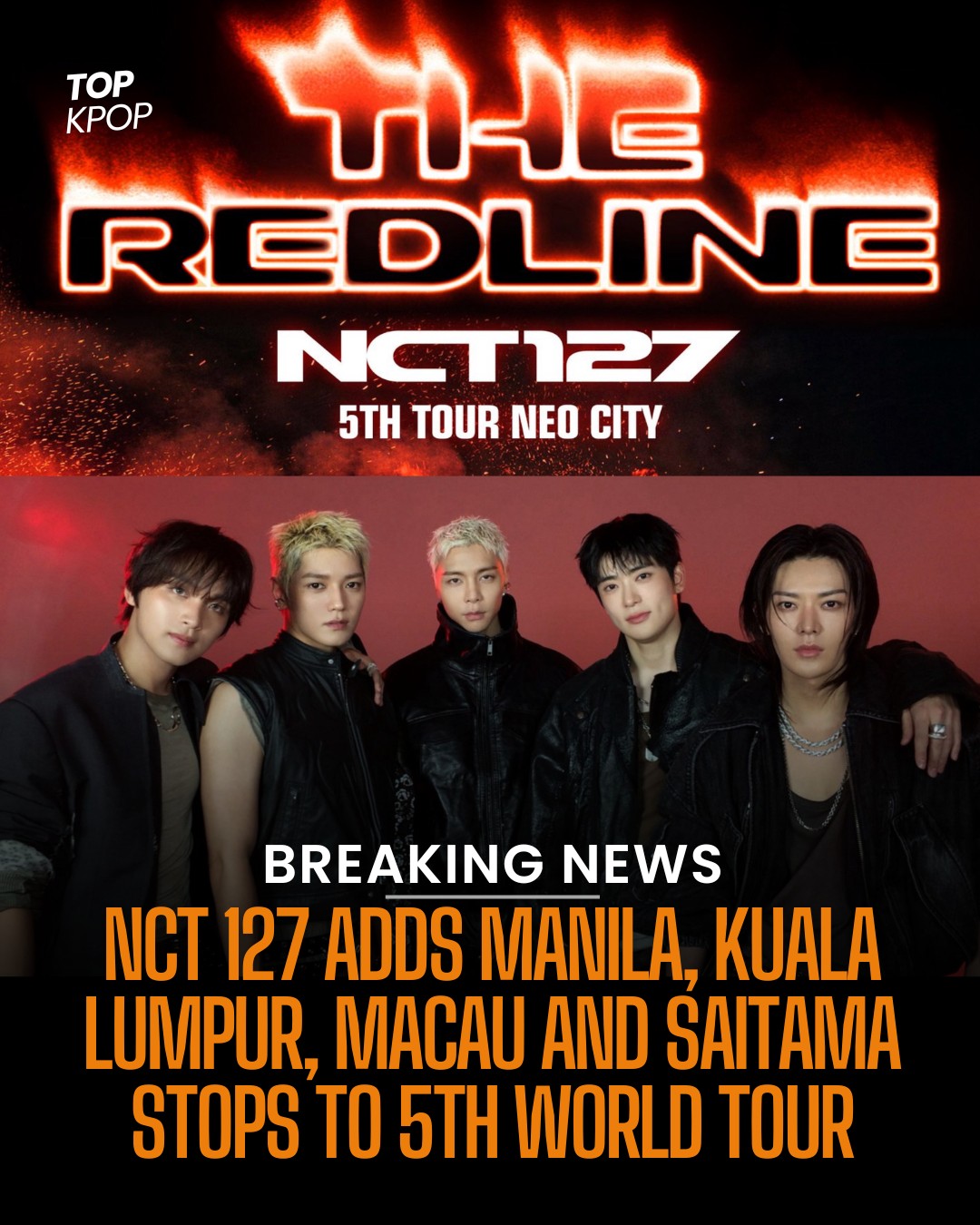 NCT 127 JUST ADDED 3 MORE TOUR STOPS #NCT127 has officially