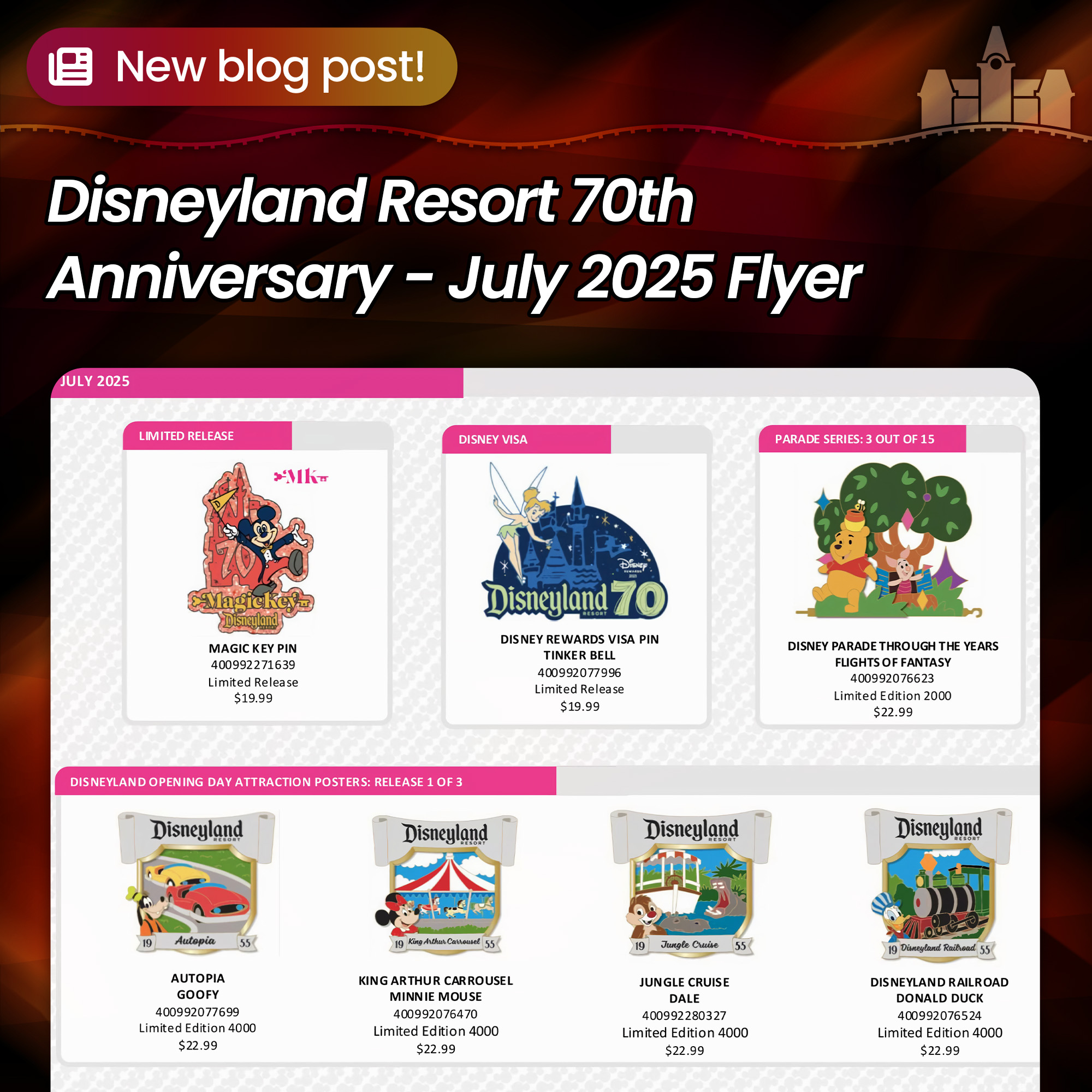 Here is the“Key to Disneyland” which is an in-park experience to