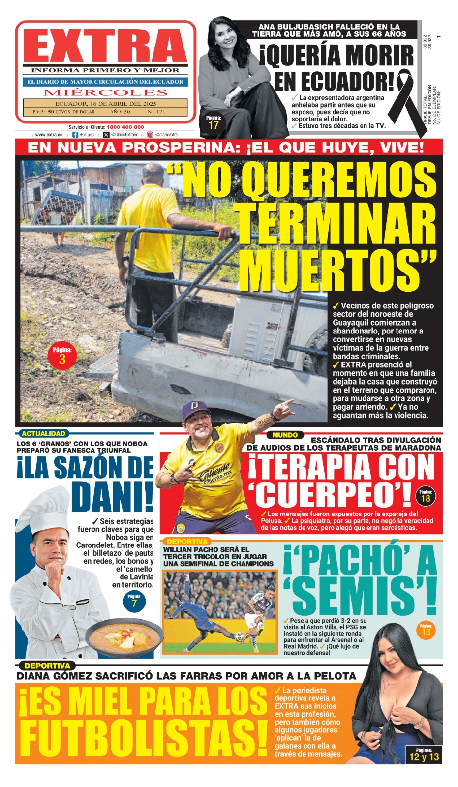 Diario - ☀️ ¡Buen día! Les compartimos la #PortadaEXTRA de este ...