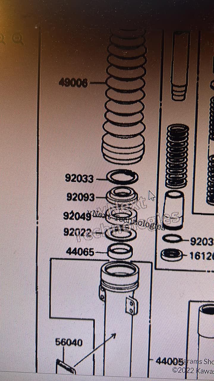 Where to find a gas cap seal for Kawasaki KLR 250?