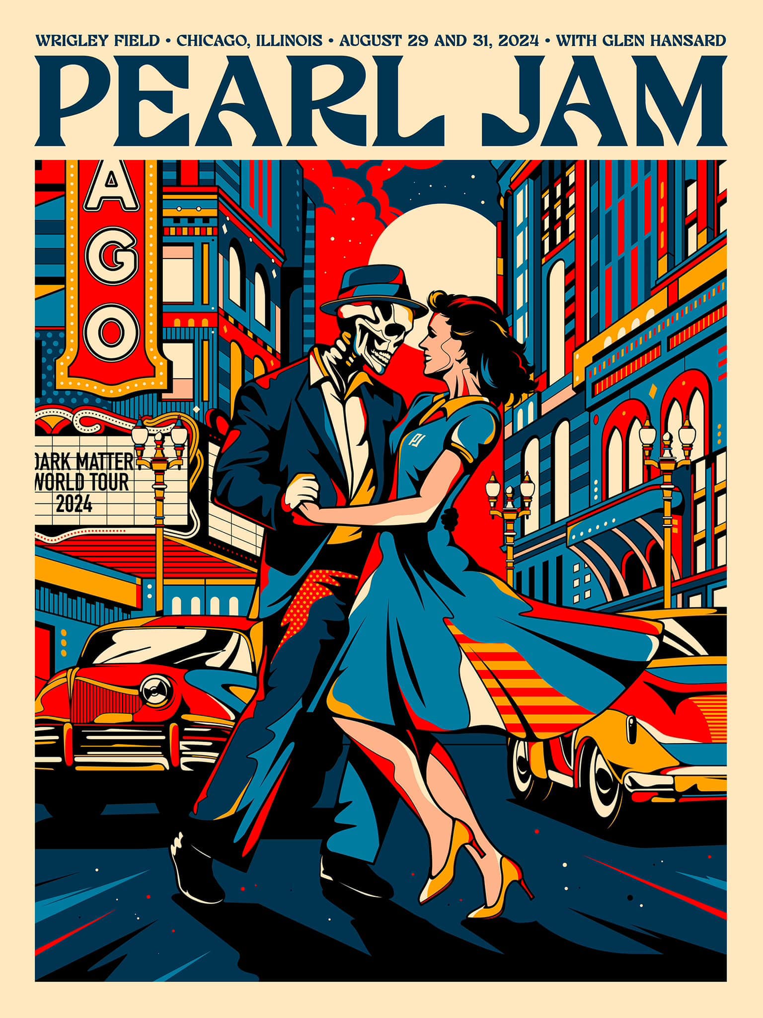 Jazzfest New Orleans 2025 event poster by Kevin Tong