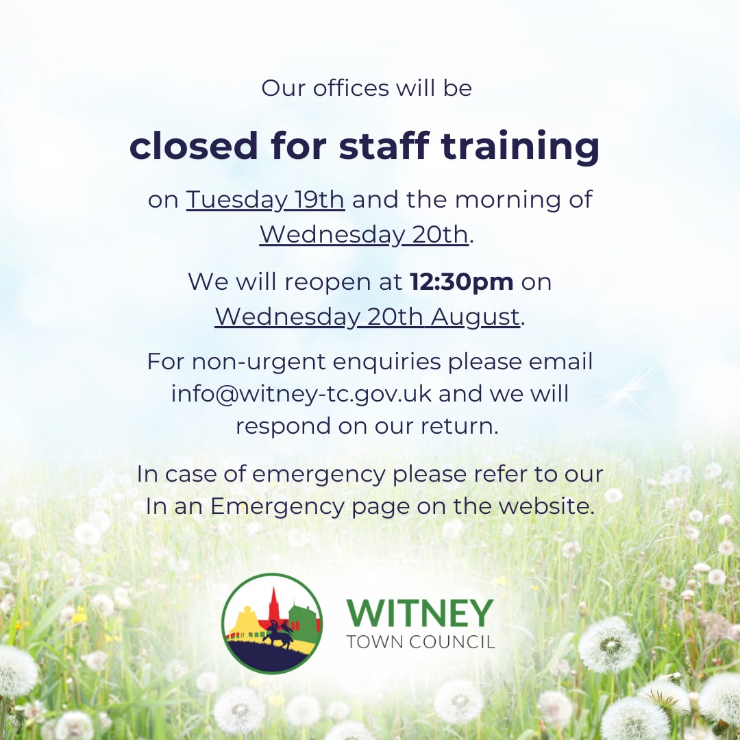 The Town Council reception and... - Witney Town Council | Facebook