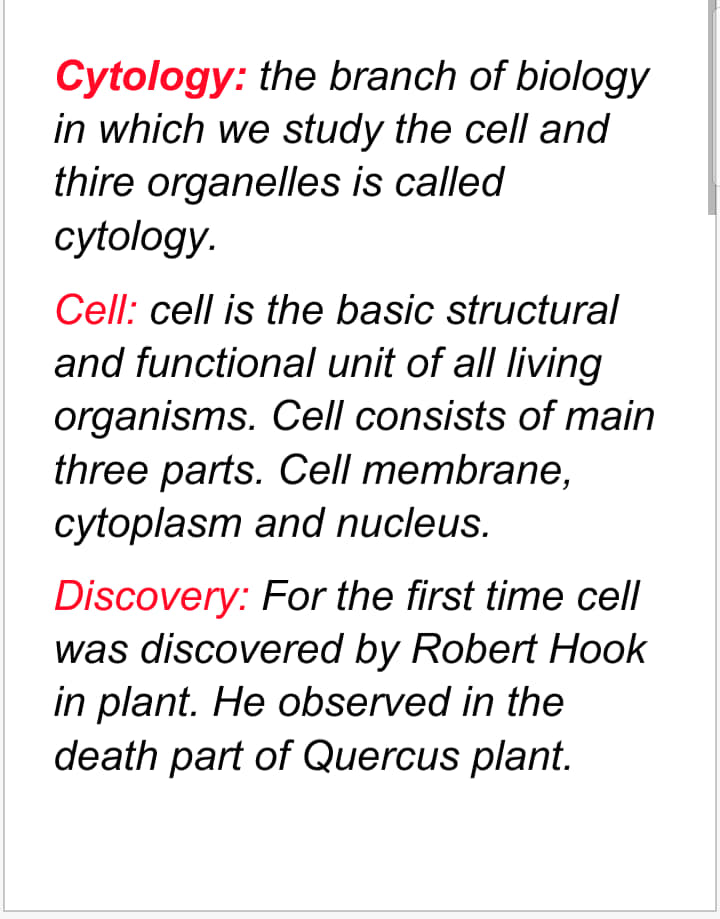 Dear zoologist - Basic description about cell, like and... | Facebook