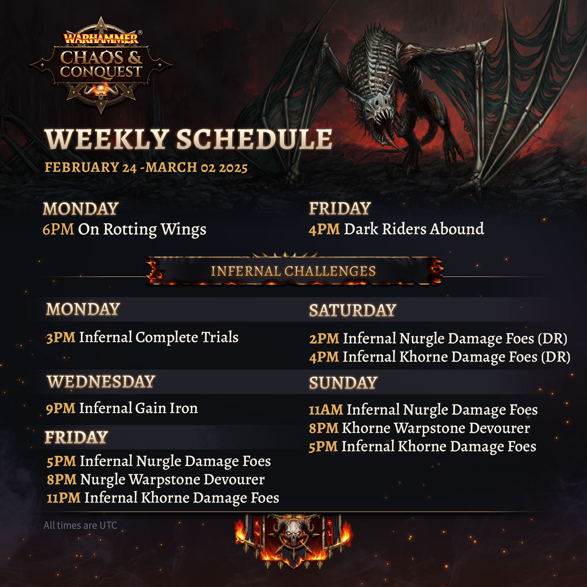 Warhammer: - ⚔️ Powerful Lords! ⚔️ 🗓️ Behold the upcoming Weekly ...