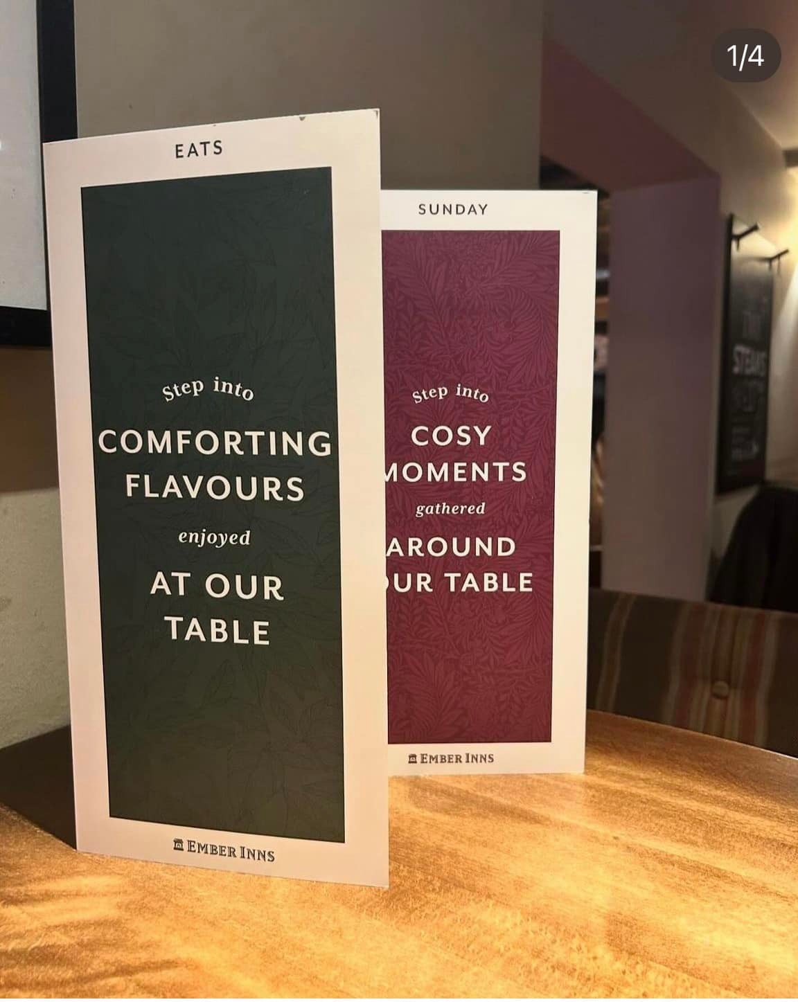 NEW MENU TOMORROW!!... - The Crown in Four Oaks - Ember Inns