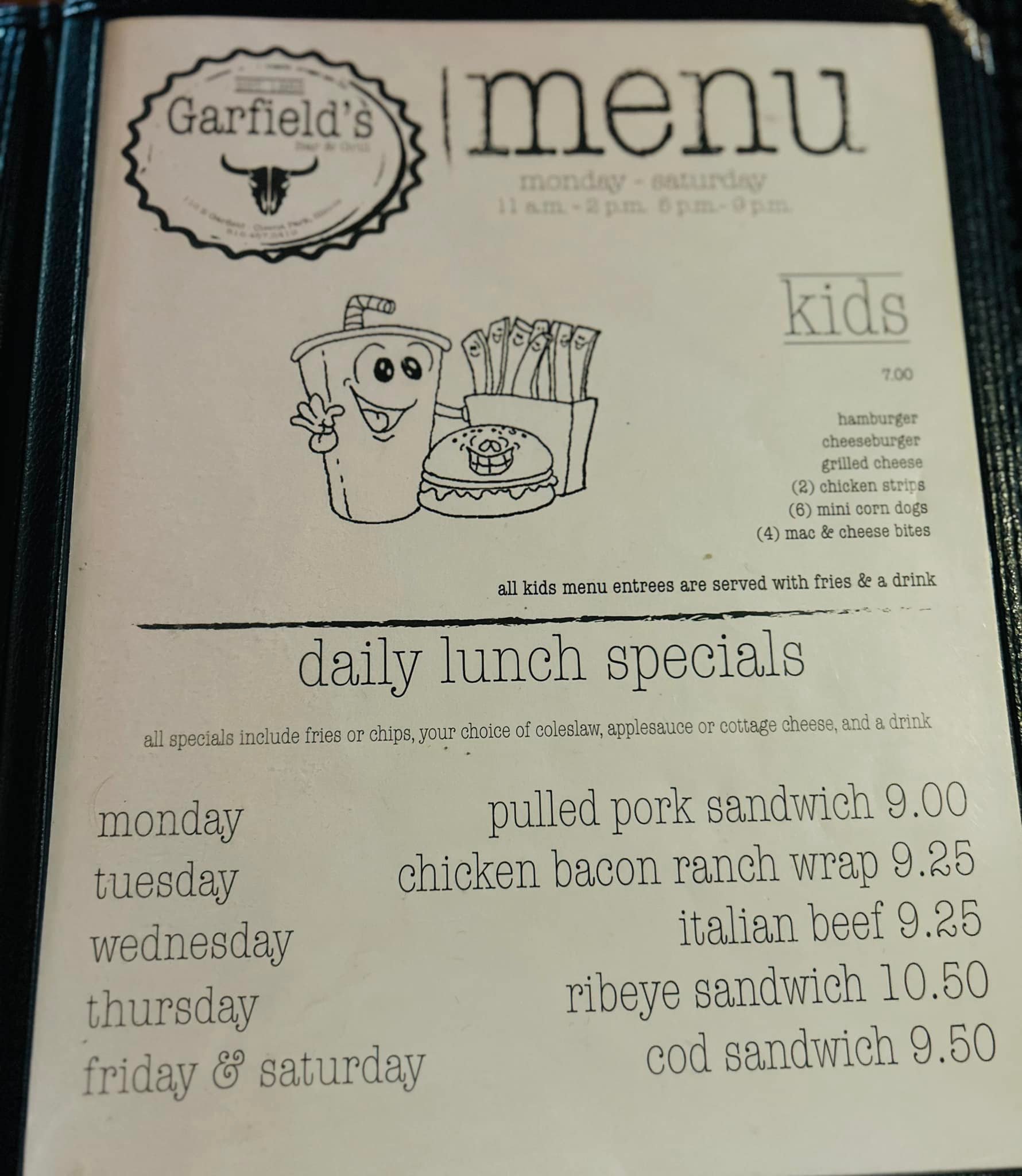 Garfield's Bar & Grill | Cissna Park IL