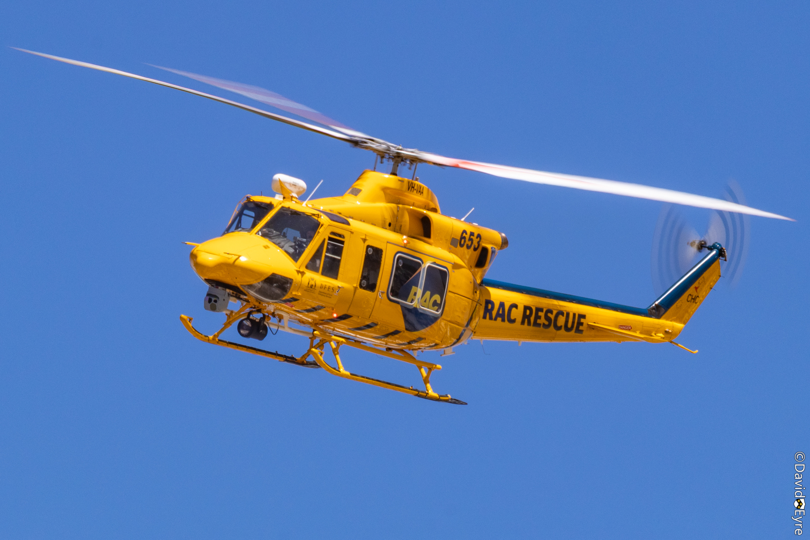 CHC helicopter returns to Jandakot airport