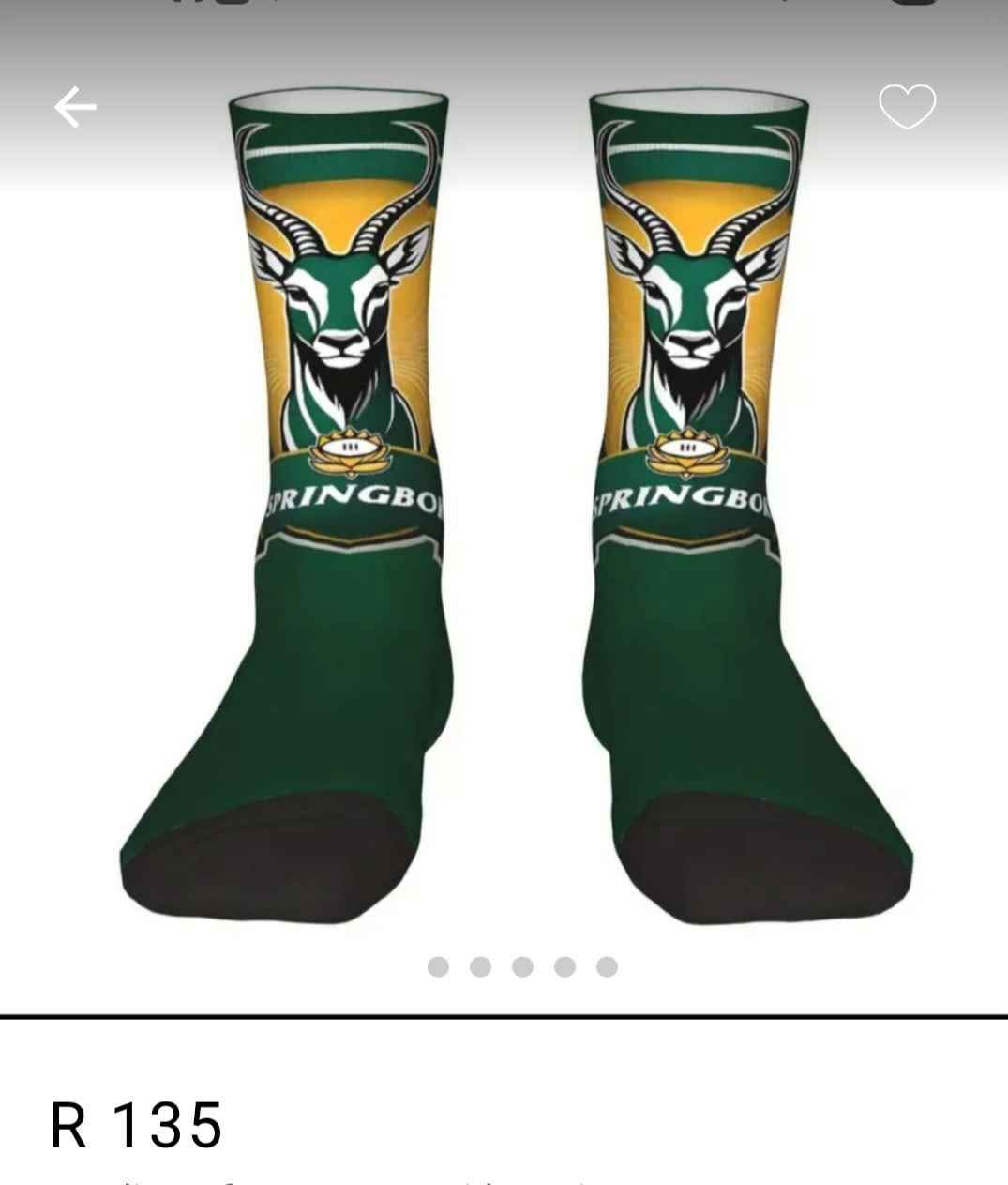 Springbok rugby socks and aprons for sale - Socks - Kempton Park ...
