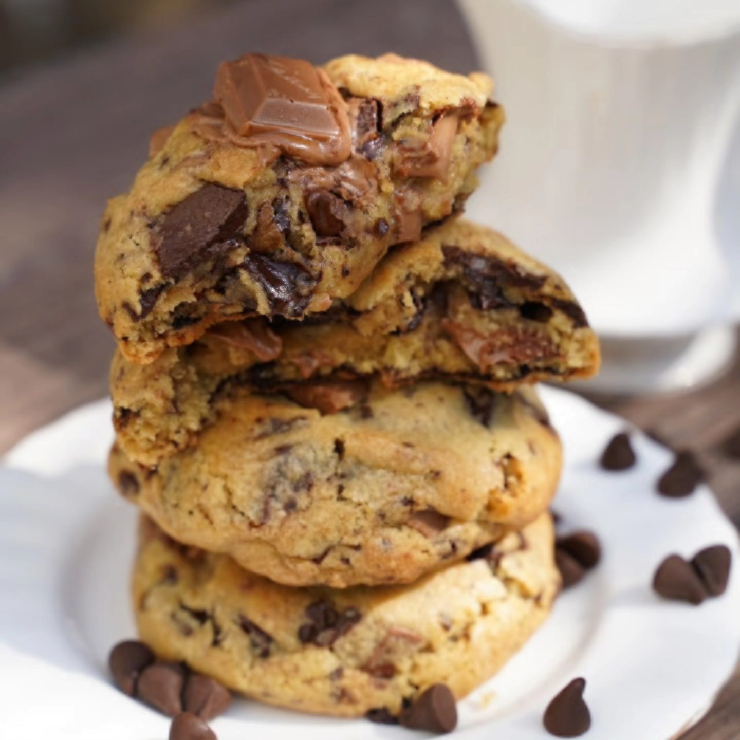 Baking - My thick cookies are crispy on the outside and gooey in the ...