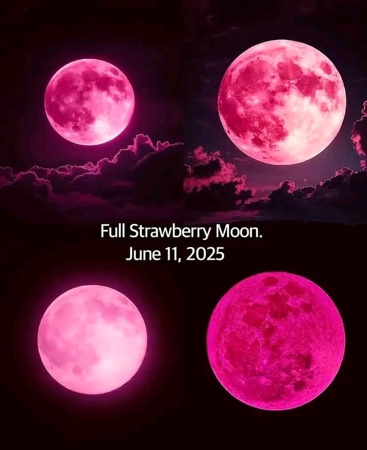 Look up tonight for something sweet! The full Strawberry Moon