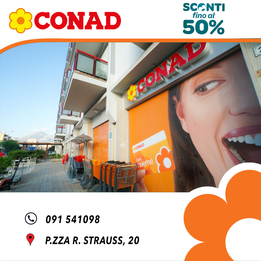 Conad Palermo... - Conad Palermo Piazza Riccardo Strauss