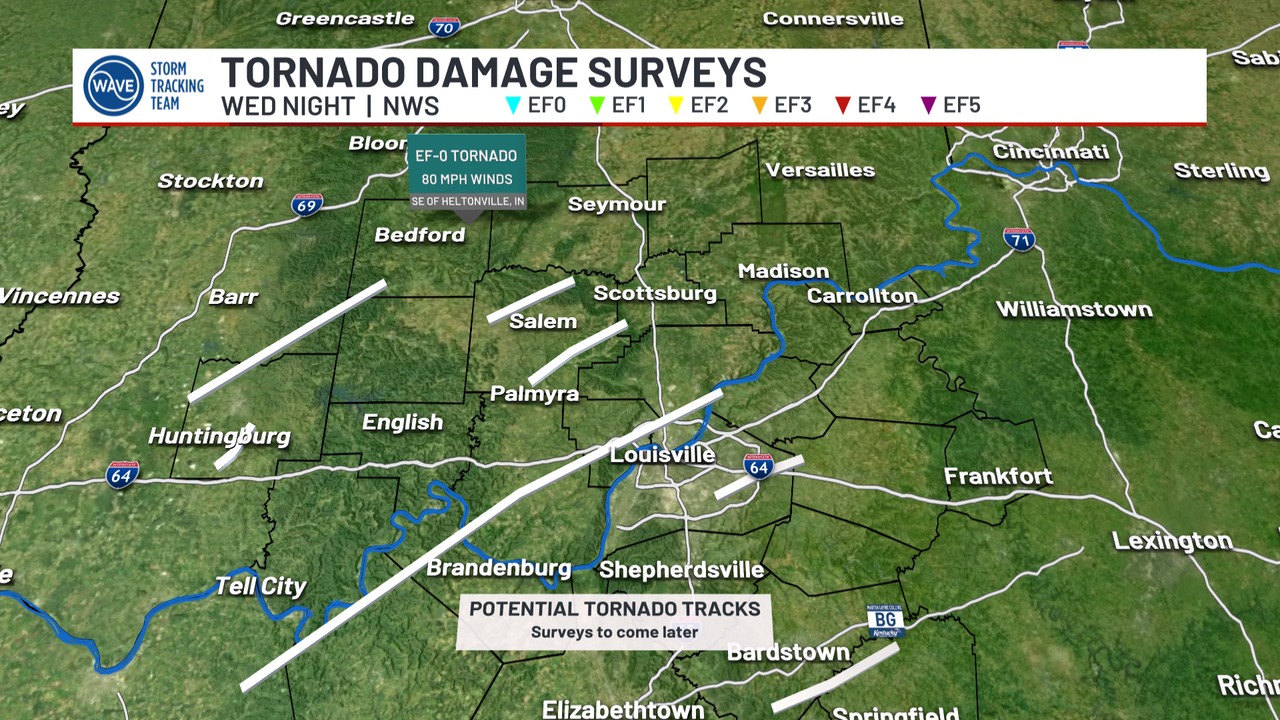 WAVE - [5:42PM] NWS Indianapolis has confirmed an EF-0 tornado SE of ...
