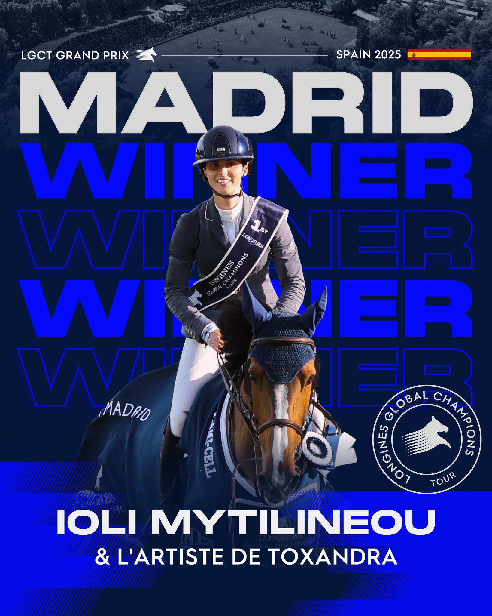 History made in Madrid! 🇪🇸✨ Ioli Mytilineou stormed to victory