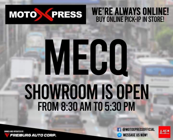 Our Motoxpress showroom is now... - MotoXpress Morong Rizal | Facebook