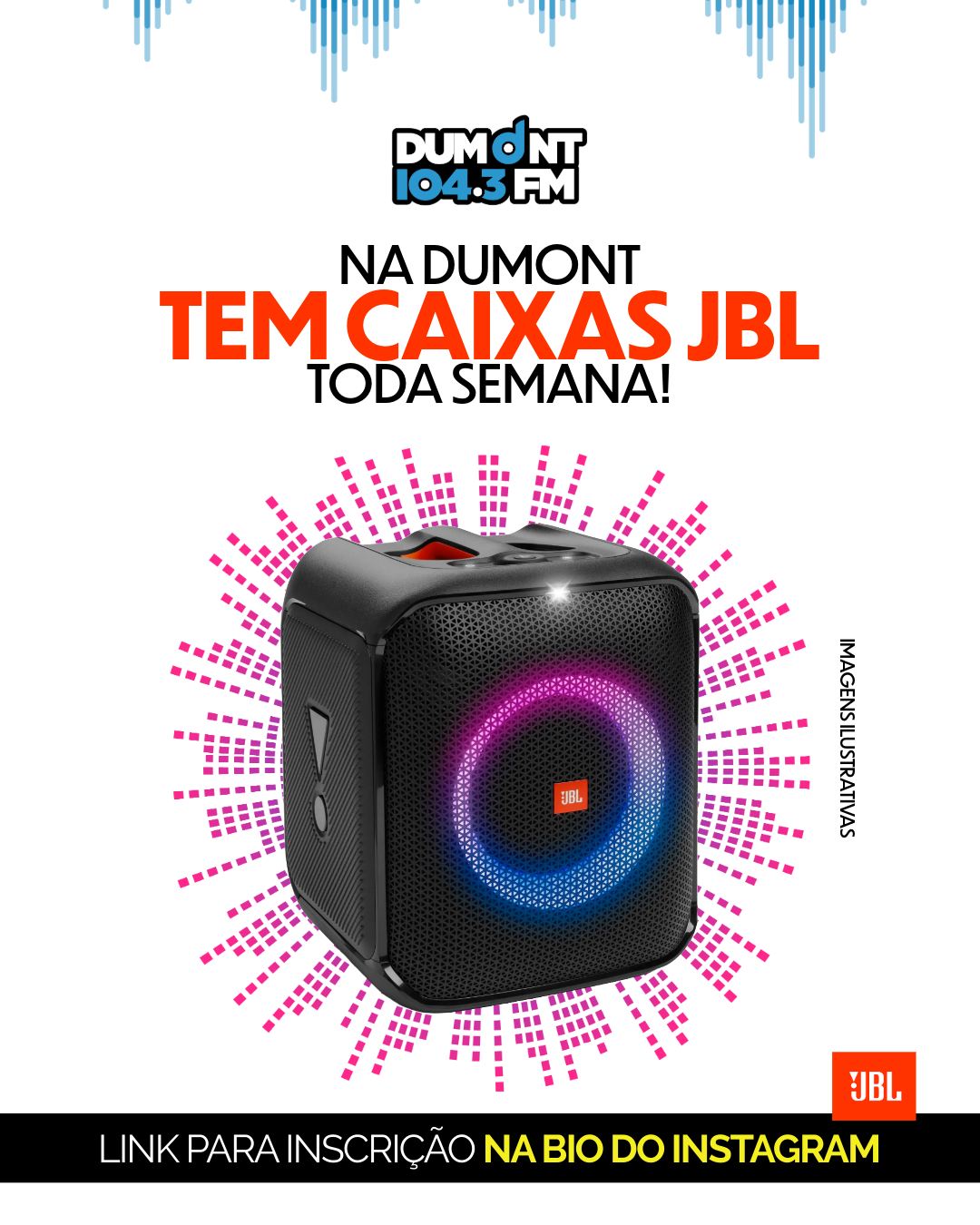 Rádio - 🔥 JBL NA ÁREA! 🔥 Imagina ganhar uma JBL nova pra botar o som da ...