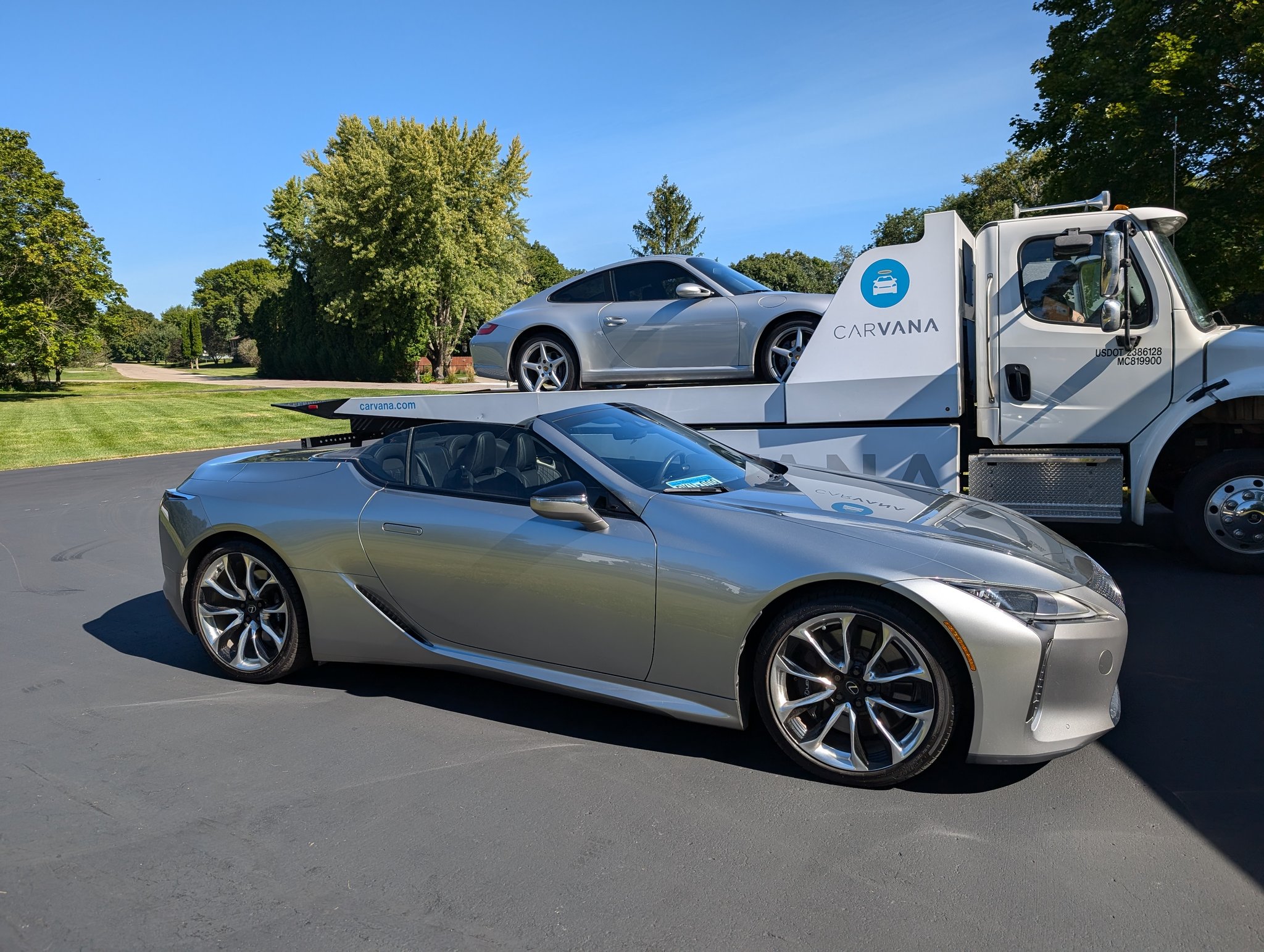 Lexus LC 500 with Weds Wheels' Maverick 2pc 21-inch wheels