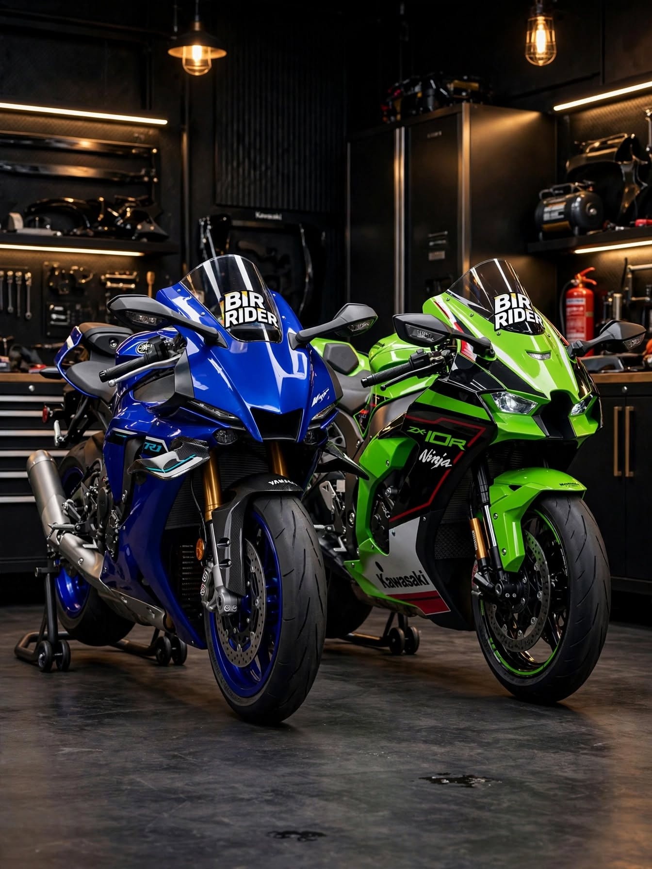 Yamaha R1 or Kawasaki Zx10r which one you choose for daily ride 😉😍😍