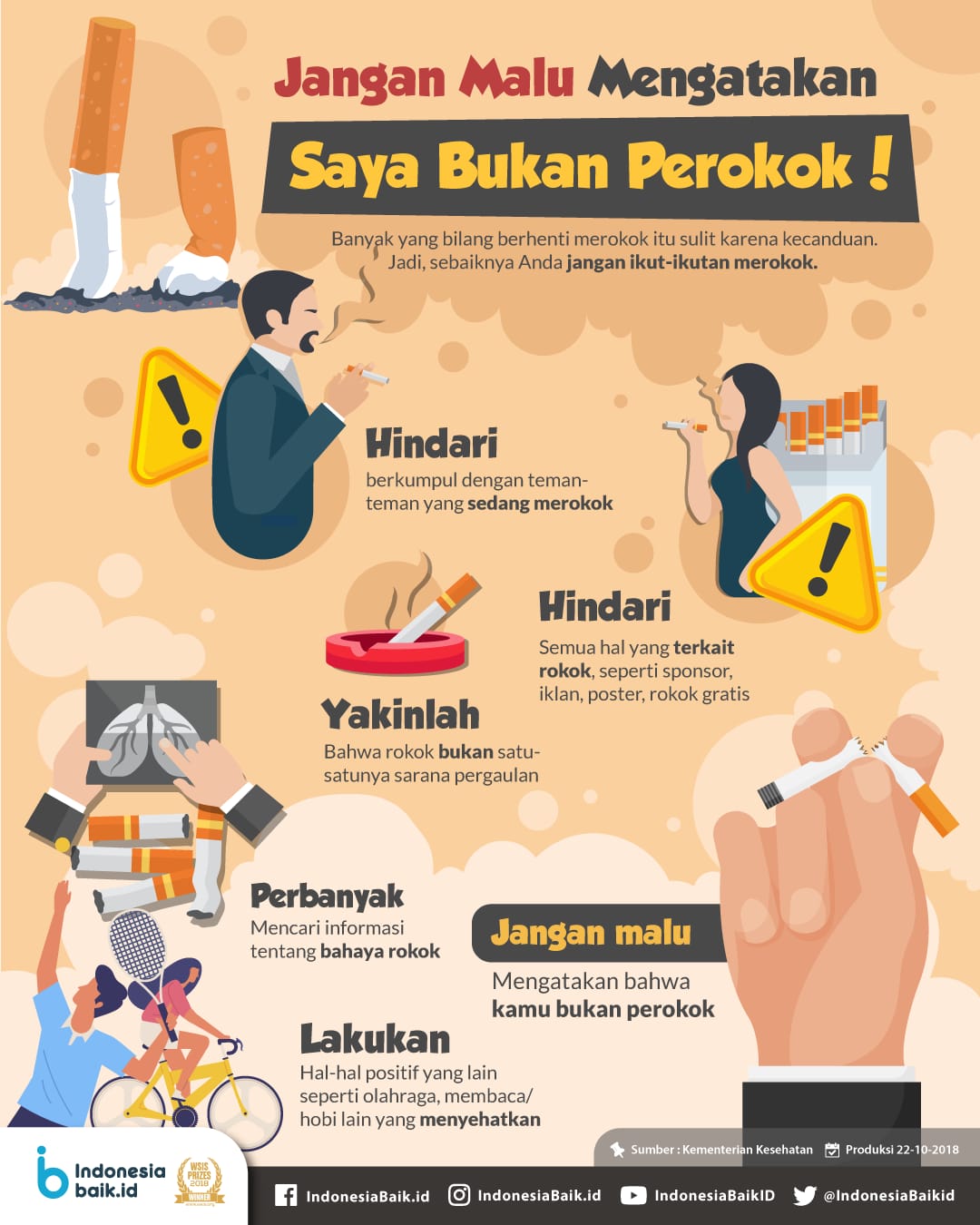 Hai SohIB! Berhenti merokok itu sulit,... - IndonesiaBaik.Id | Facebook