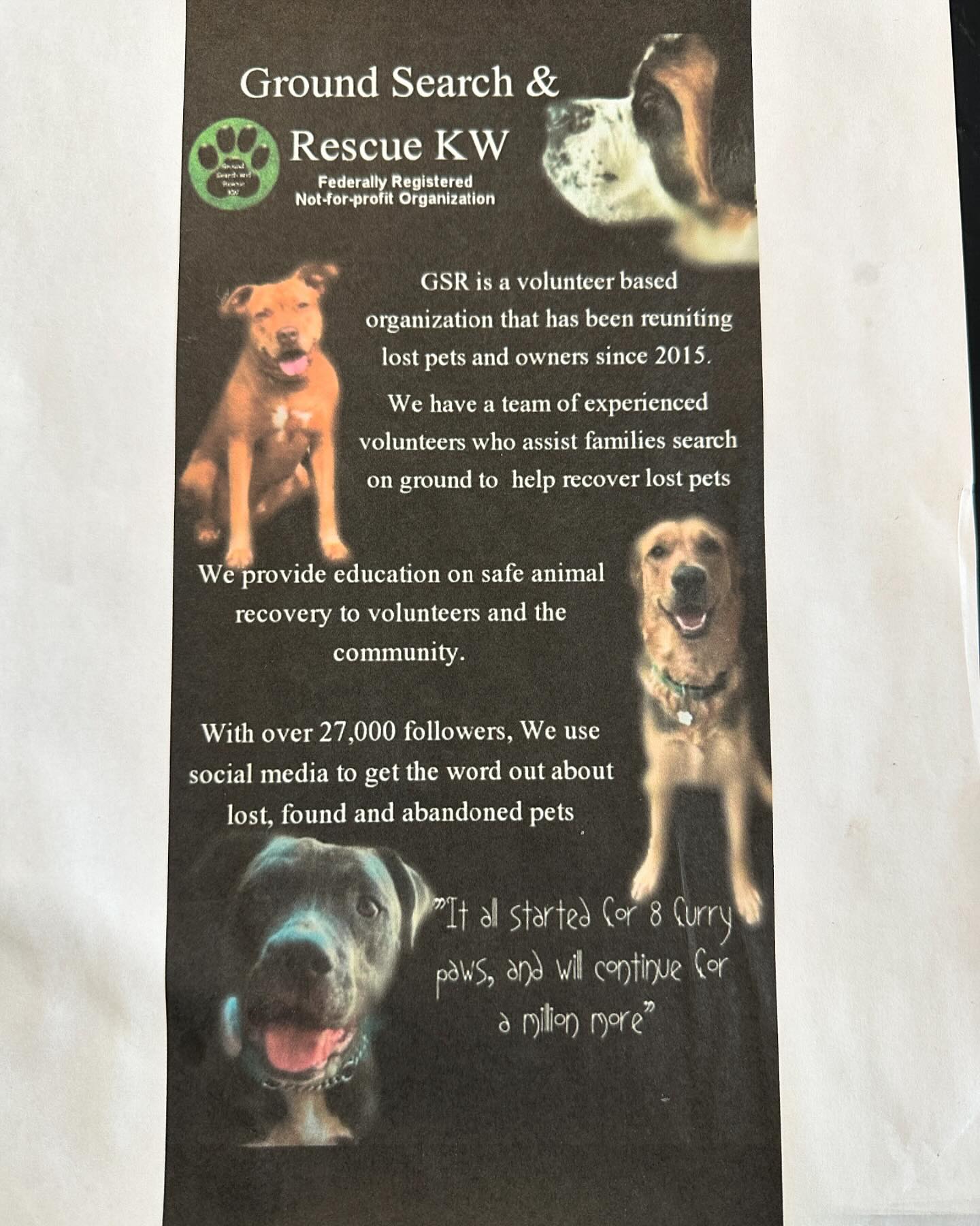 Exciting news!! This... - Ground Search And Rescue KW | Facebook